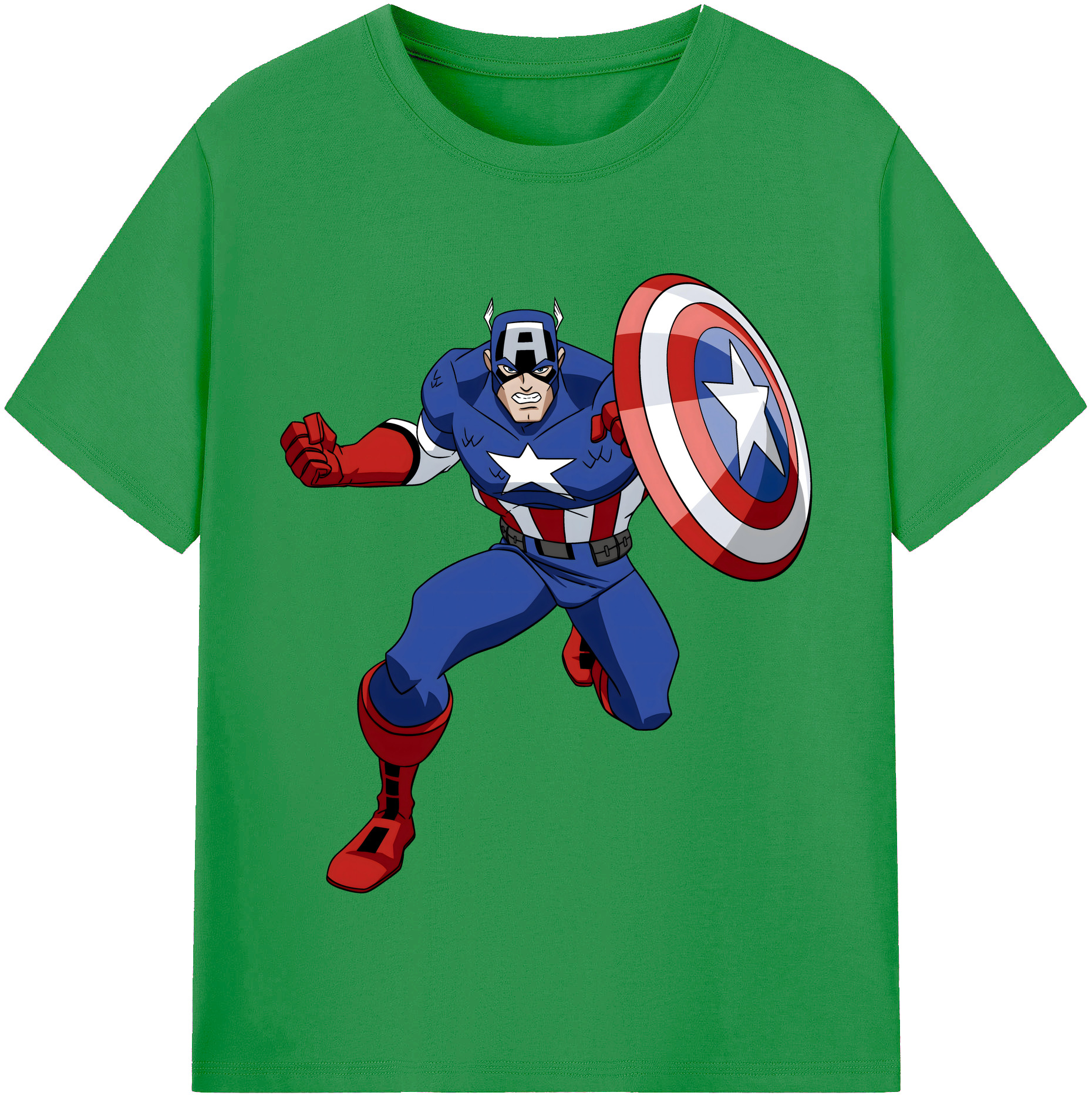 （画像用） アベンジャーズ The Avengers レディースカジュアルプリントTシャツ（綿100％）