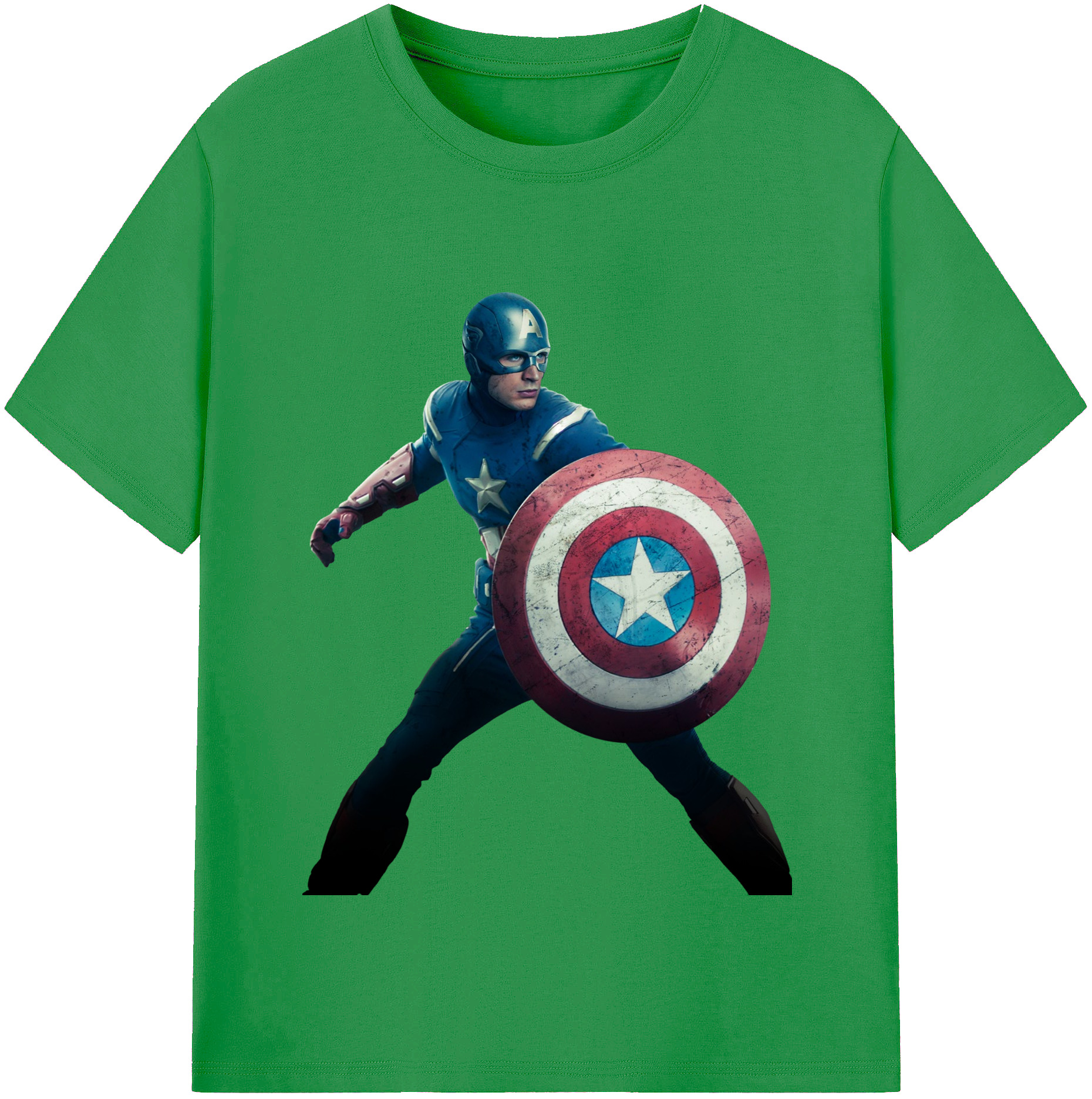 （画像用） アベンジャーズ The Avengers レディースカジュアルプリントTシャツ（綿100％）