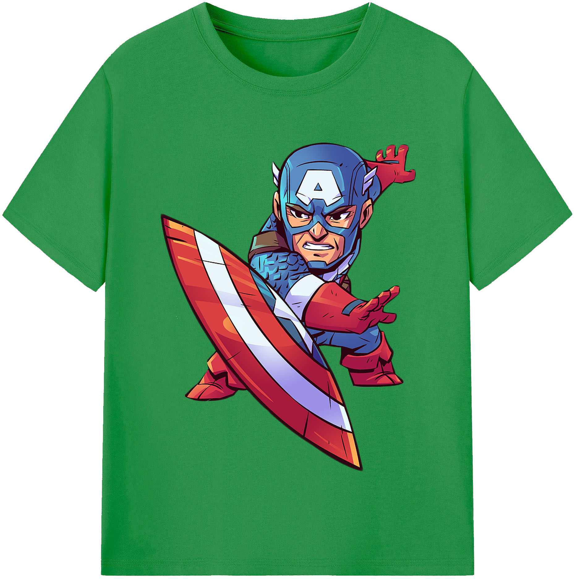 （画像用） アベンジャーズ The Avengers レディースカジュアルプリントTシャツ（綿100％）