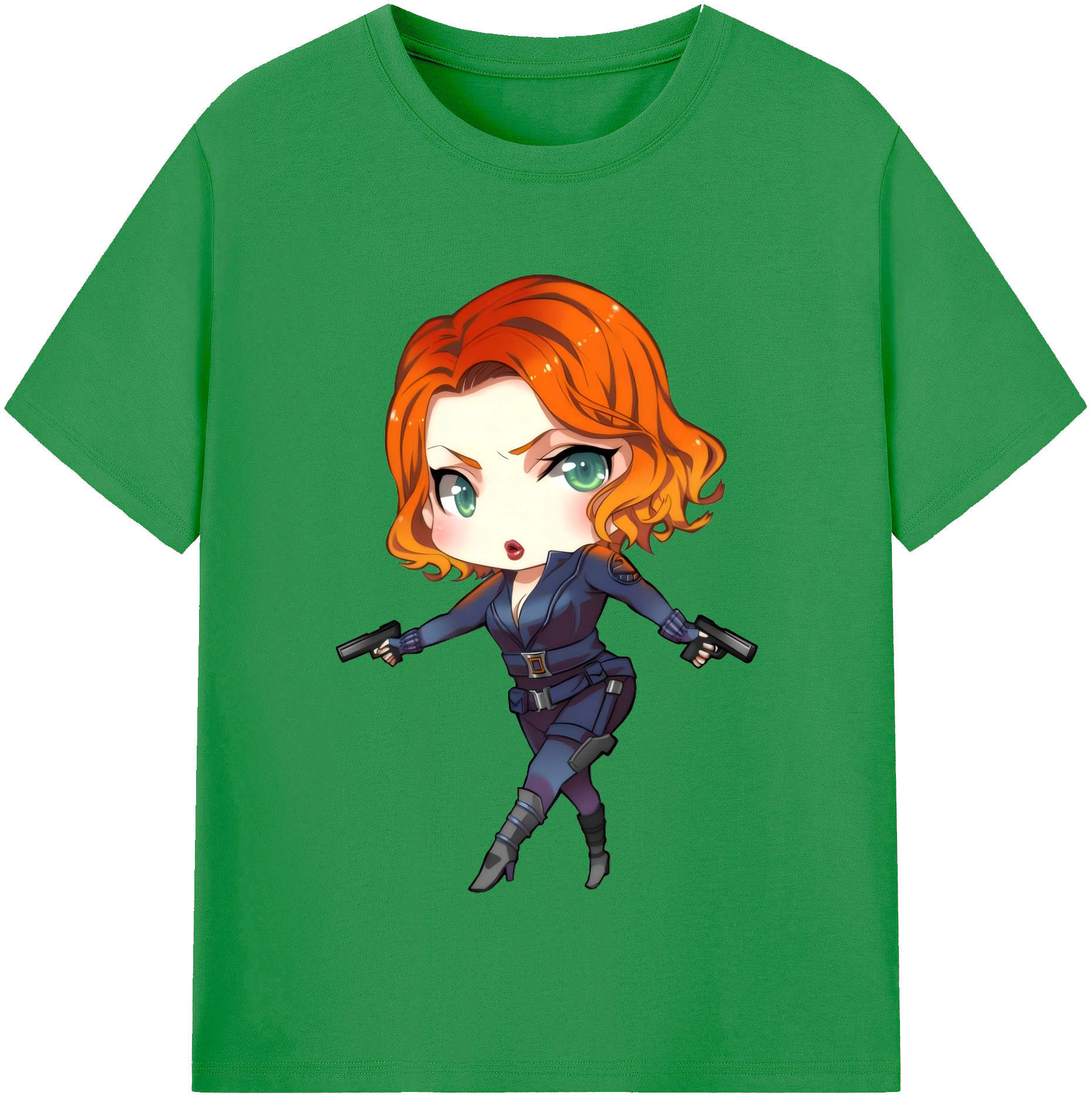 （画像用） アベンジャーズ The Avengers レディースカジュアルプリントTシャツ（綿100％）
