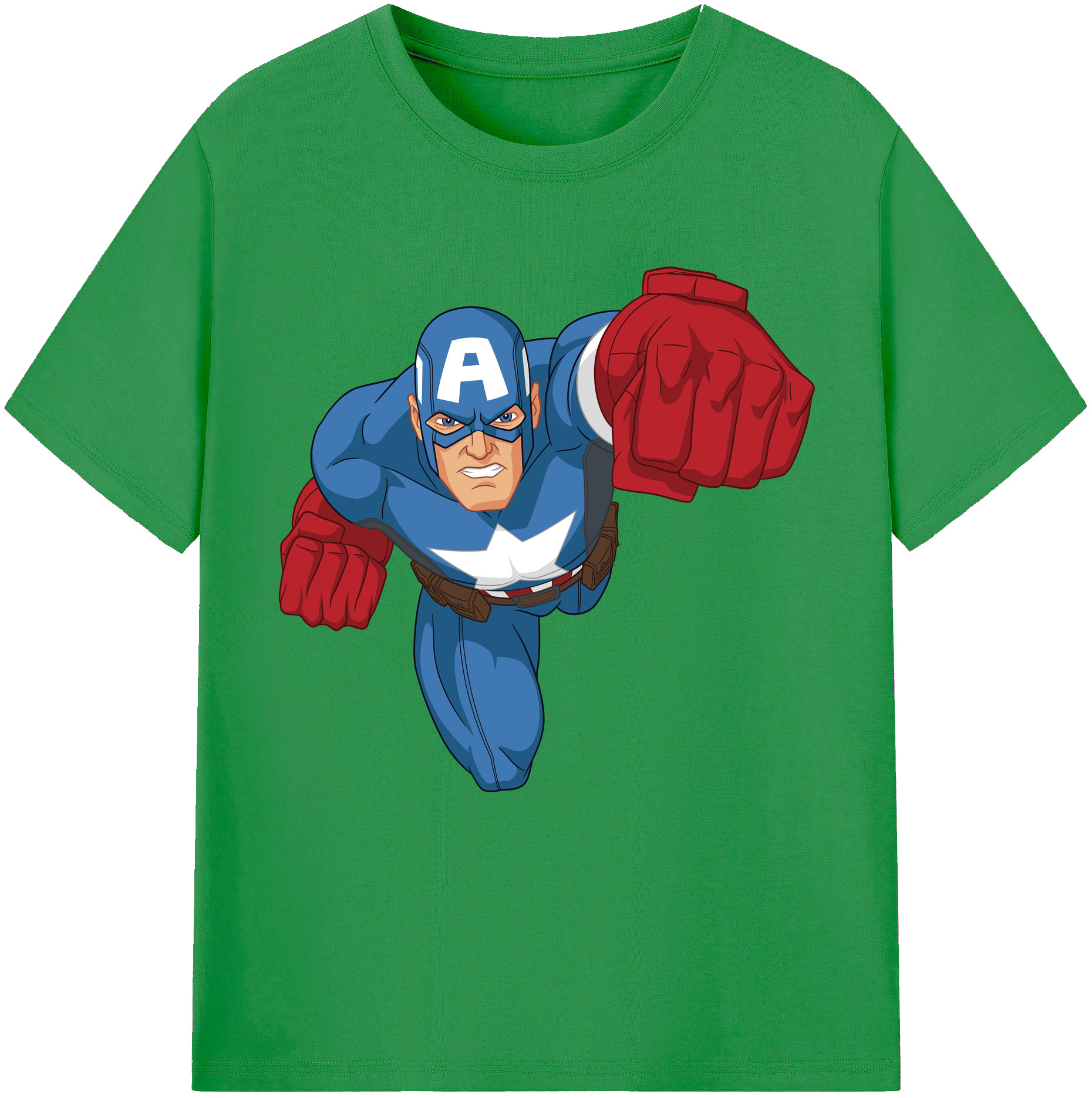 （画像用） アベンジャーズ The Avengers レディースカジュアルプリントTシャツ（綿100％）