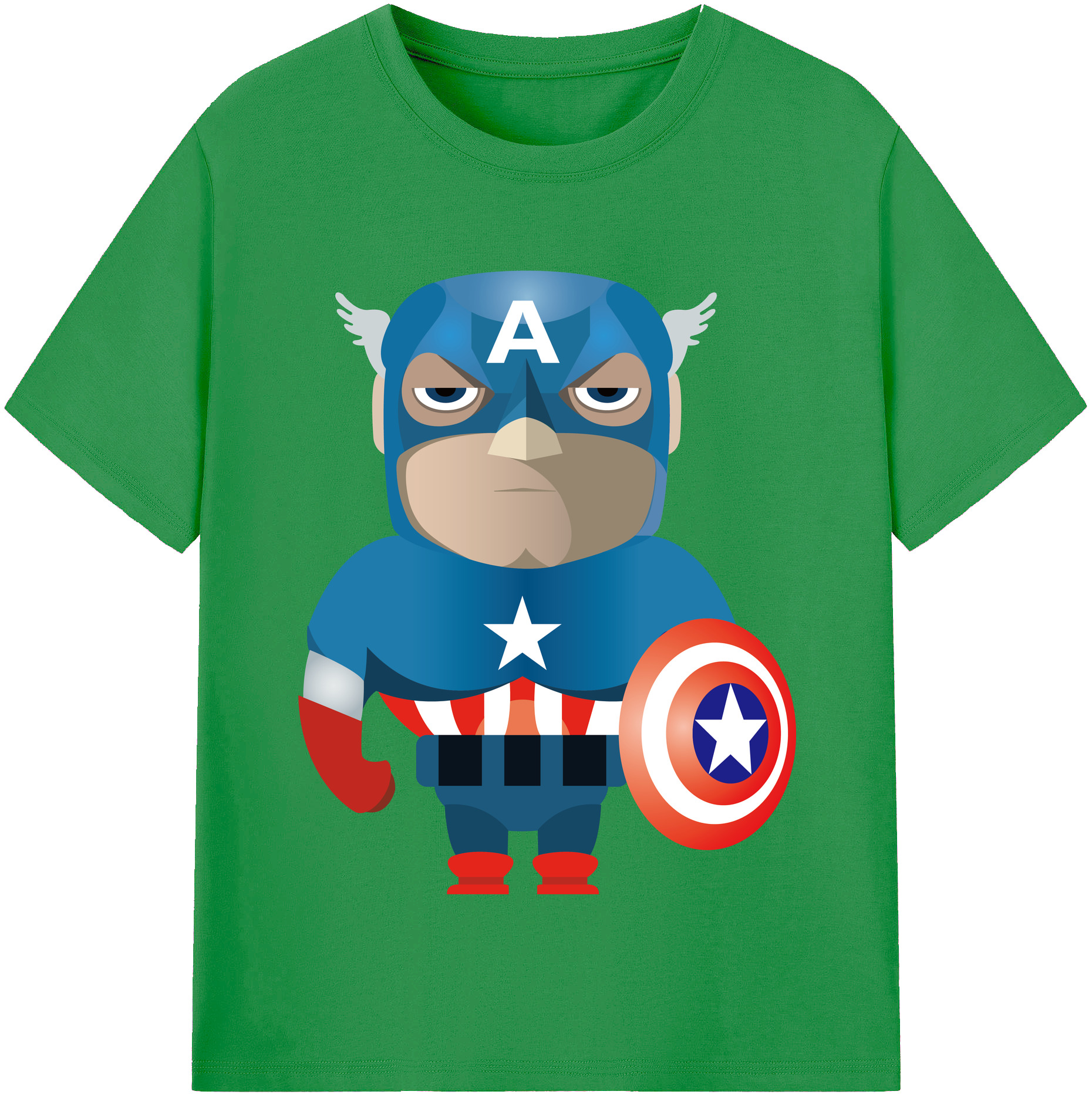 （画像用） アベンジャーズ The Avengers レディースカジュアルプリントTシャツ（綿100％）