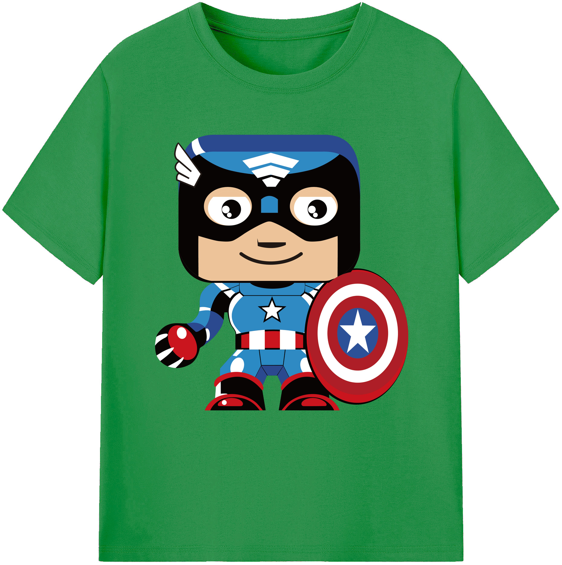 （画像用） アベンジャーズ The Avengers レディースカジュアルプリントTシャツ（綿100％）