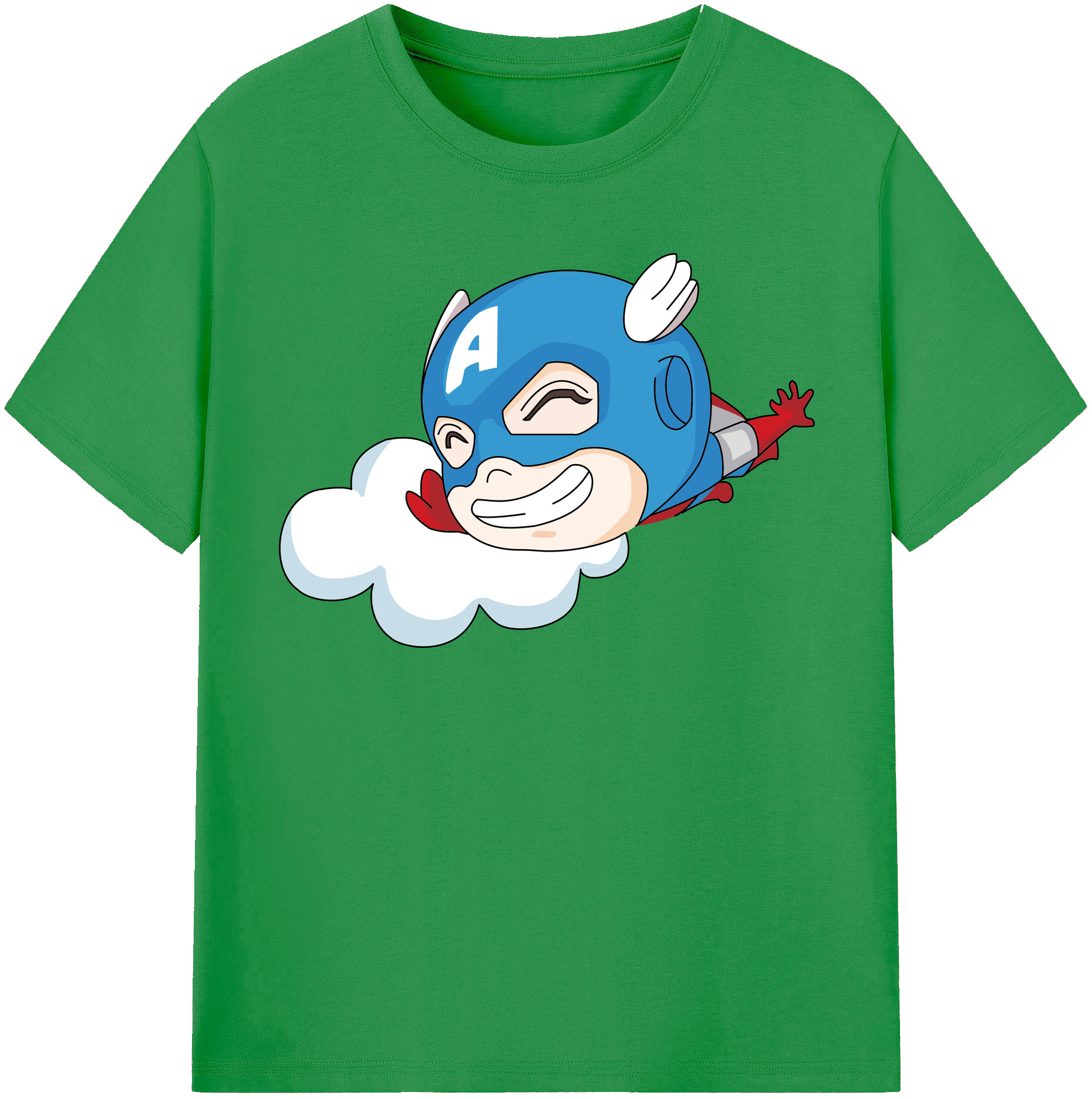 （画像用） アベンジャーズ The Avengers レディースカジュアルプリントTシャツ（綿100％）