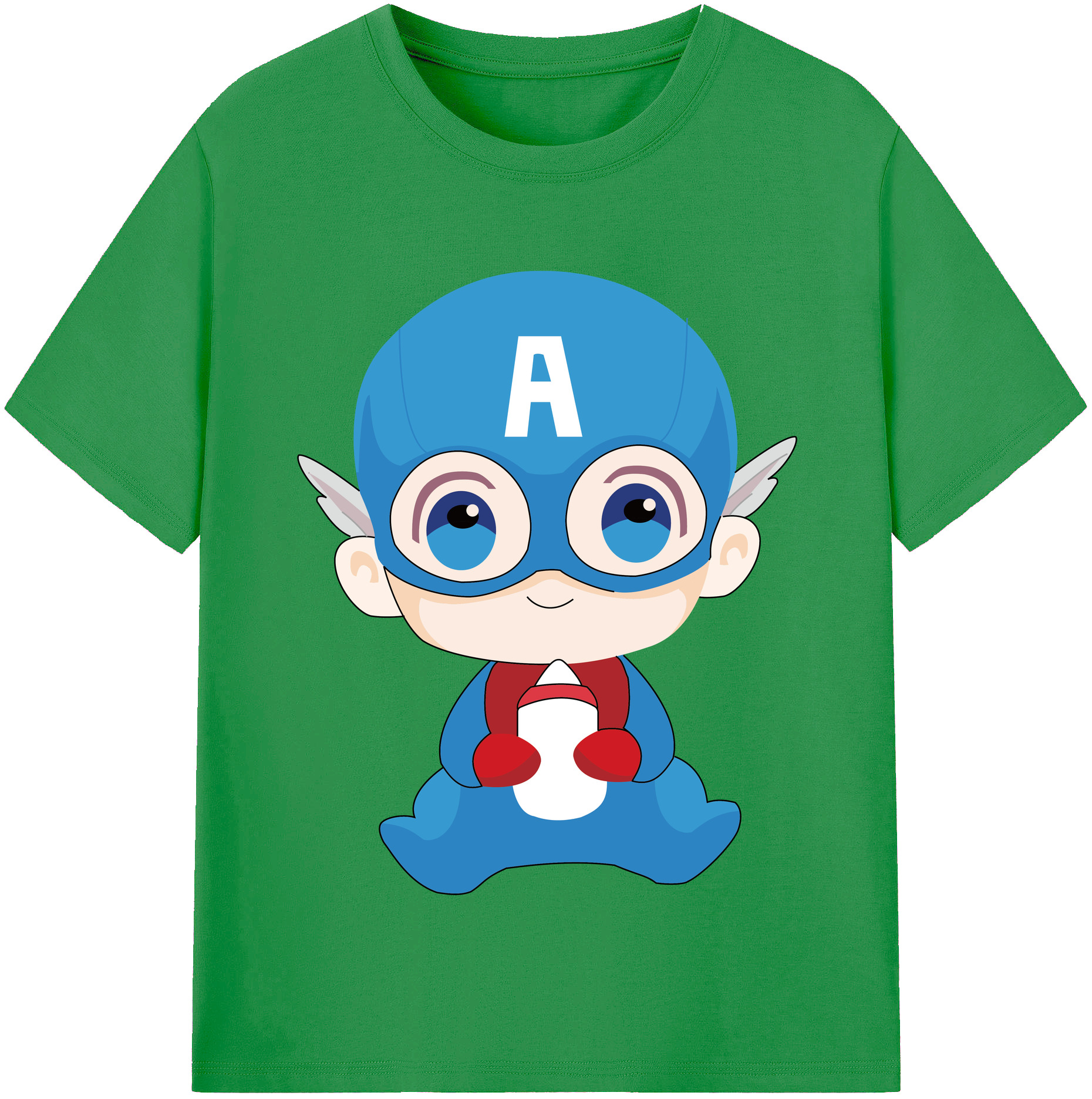 （画像用） アベンジャーズ The Avengers レディースカジュアルプリントTシャツ（綿100％）