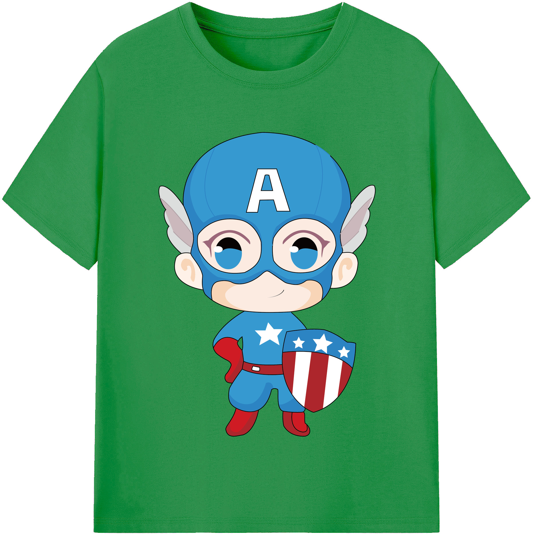 （画像用） アベンジャーズ The Avengers レディースカジュアルプリントTシャツ（綿100％）