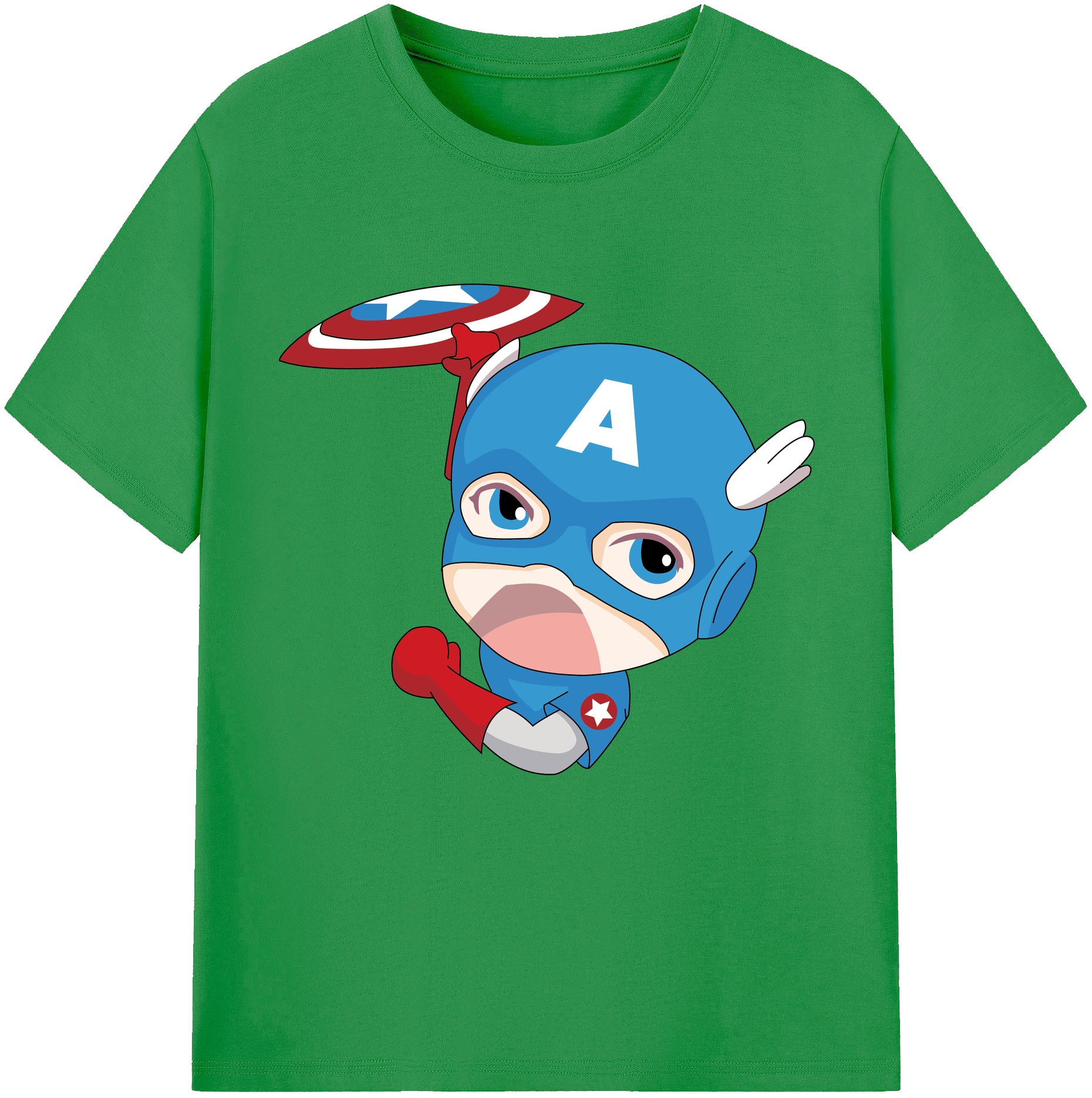 （画像用） アベンジャーズ The Avengers レディースカジュアルプリントTシャツ（綿100％）