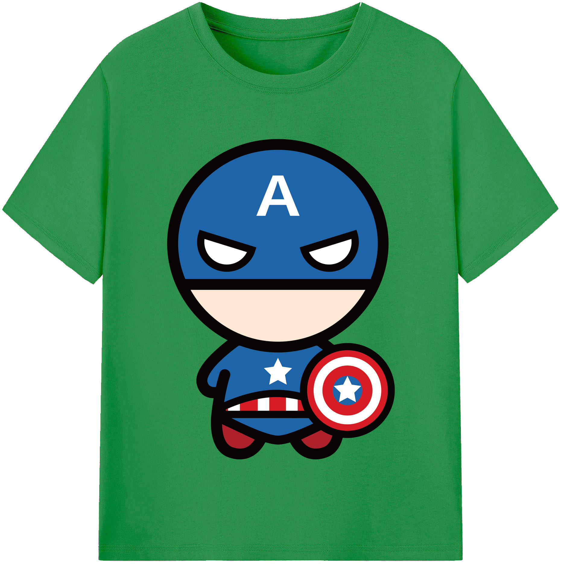 （画像用） アベンジャーズ The Avengers レディースカジュアルプリントTシャツ（綿100％）