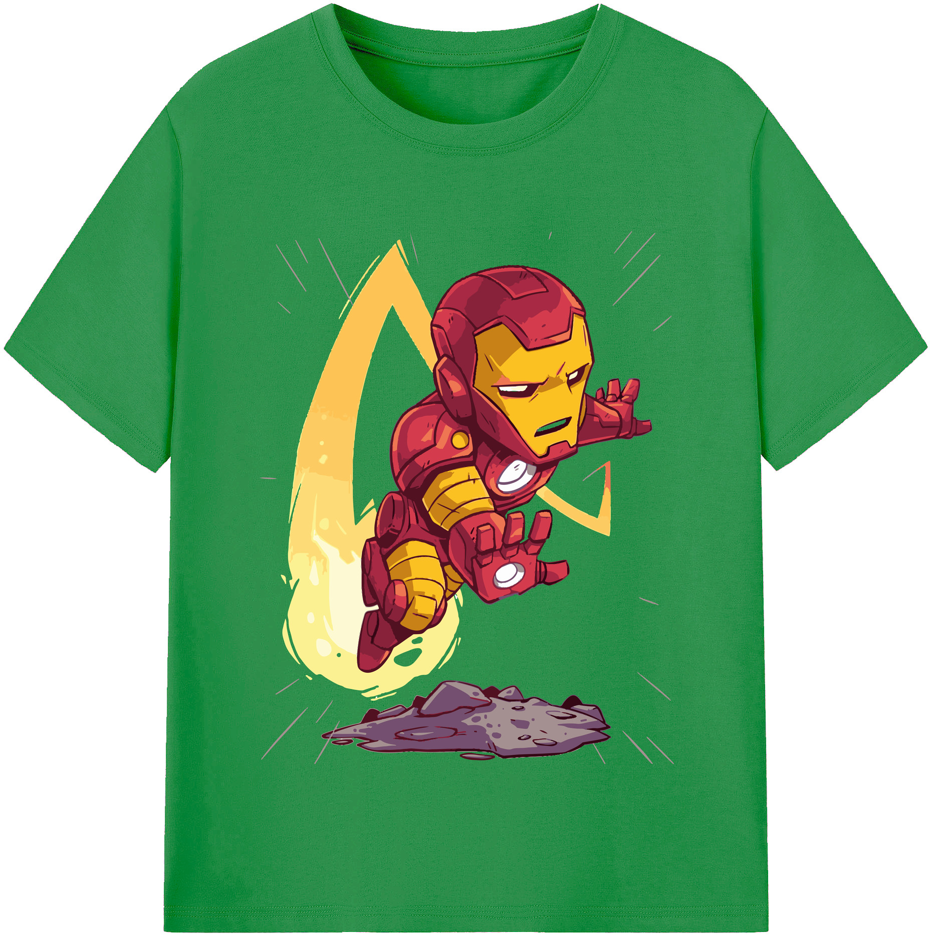 （画像用） アベンジャーズ The Avengers レディースカジュアルプリントTシャツ（綿100％）