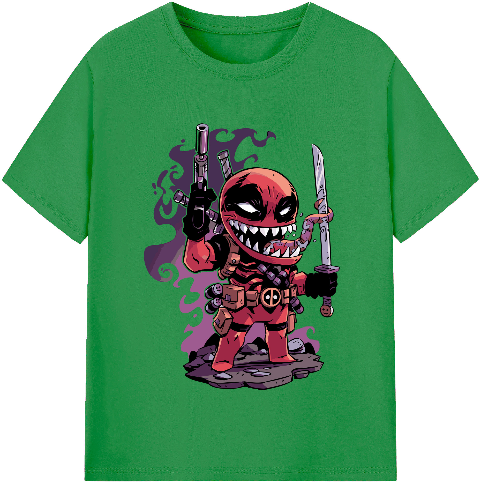 （画像用） アベンジャーズ The Avengers レディースカジュアルプリントTシャツ（綿100％）