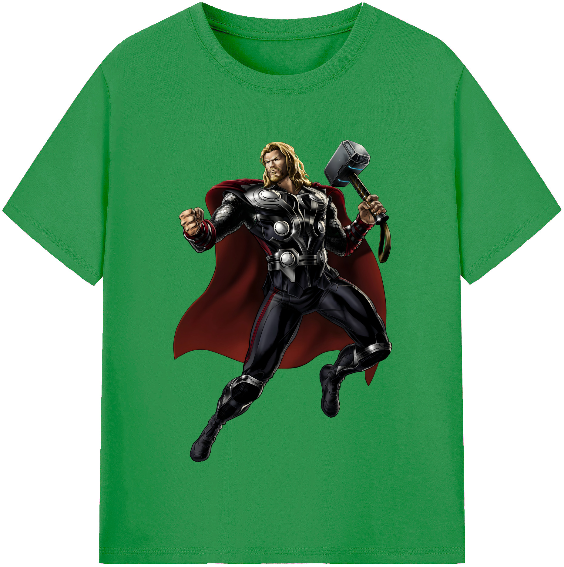 （画像用） アベンジャーズ The Avengers レディースカジュアルプリントTシャツ（綿100％）