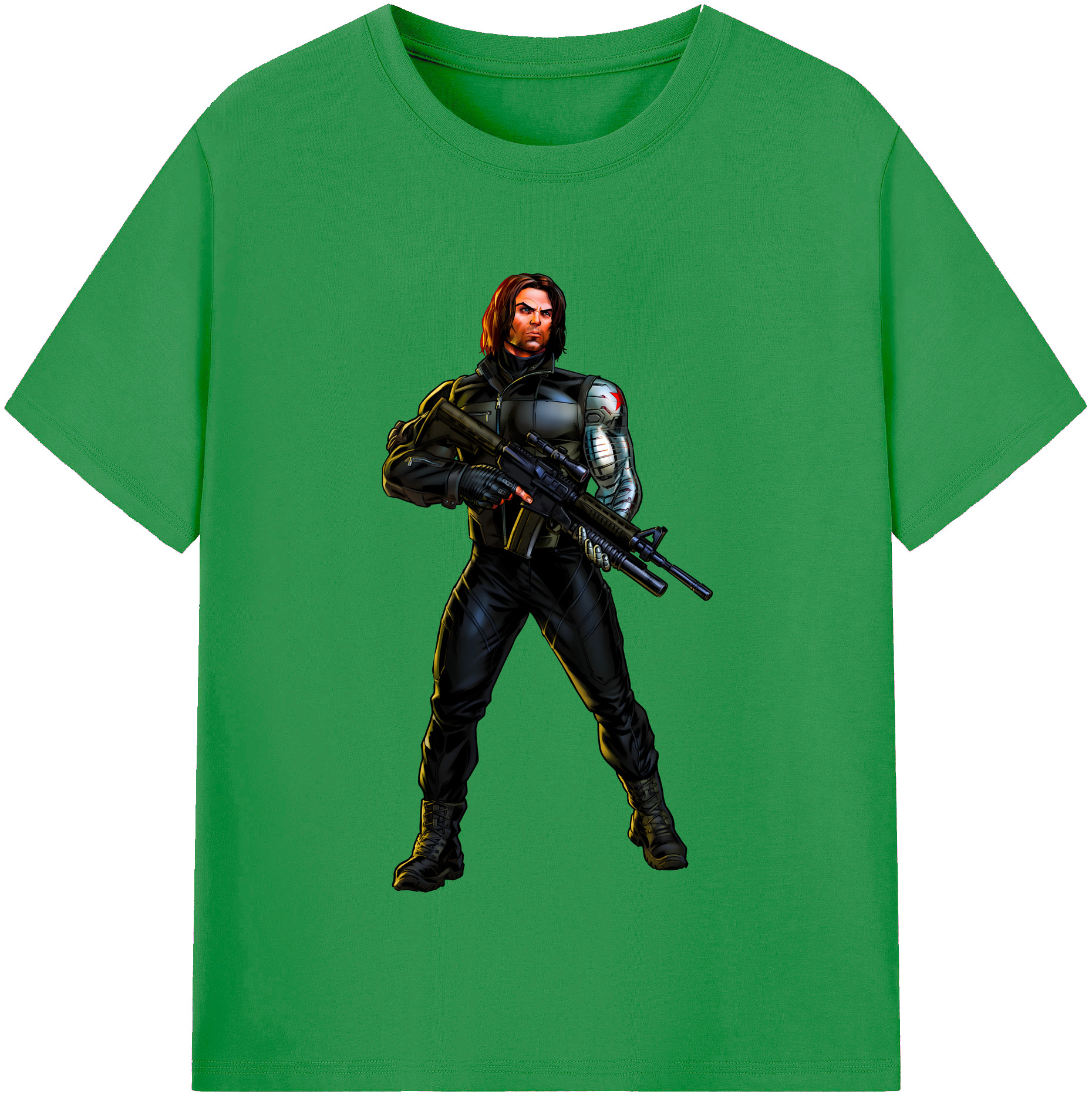 （画像用） アベンジャーズ The Avengers レディースカジュアルプリントTシャツ（綿100％）