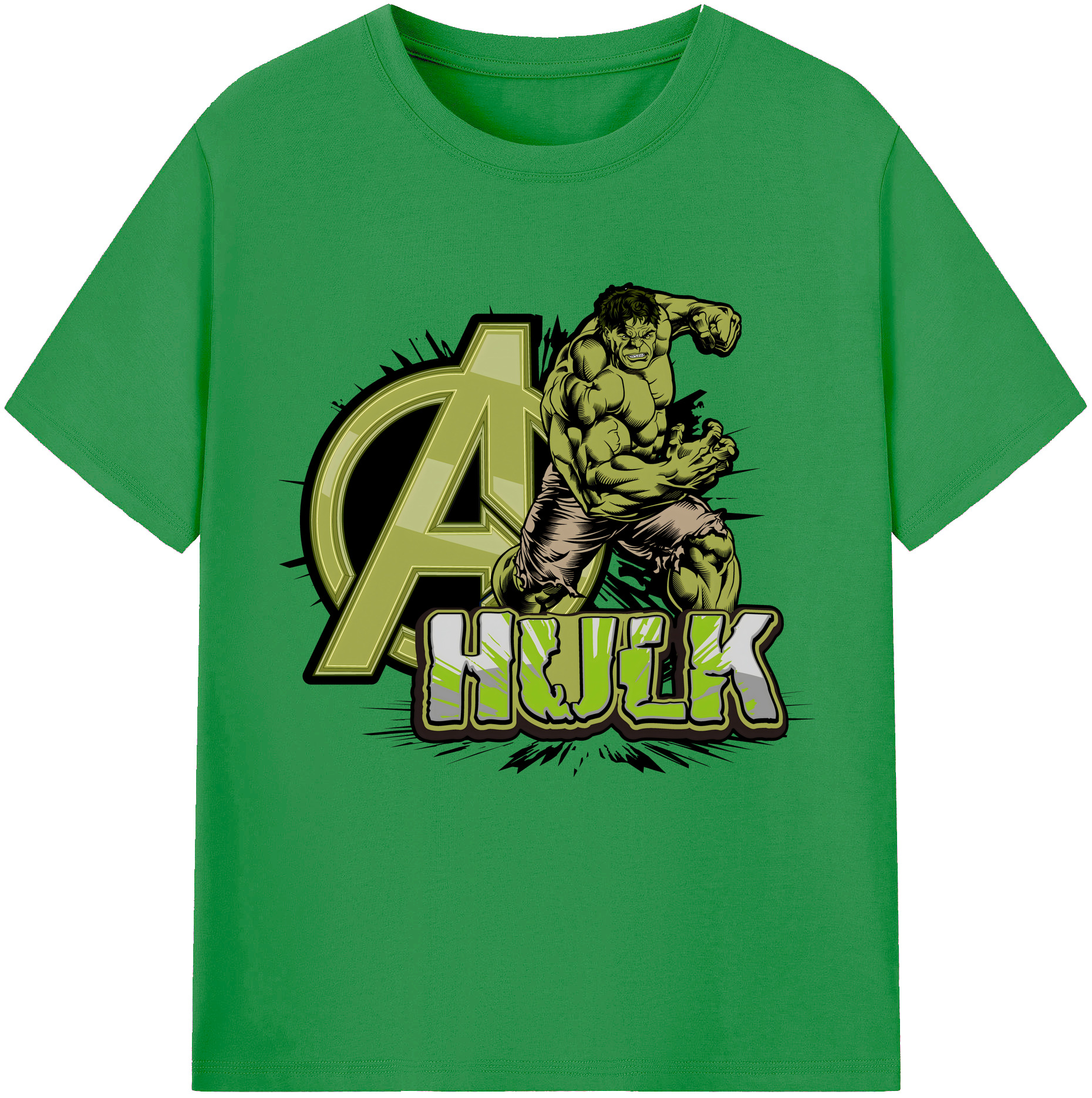 （画像用） アベンジャーズ The Avengers レディースカジュアルプリントTシャツ（綿100％）