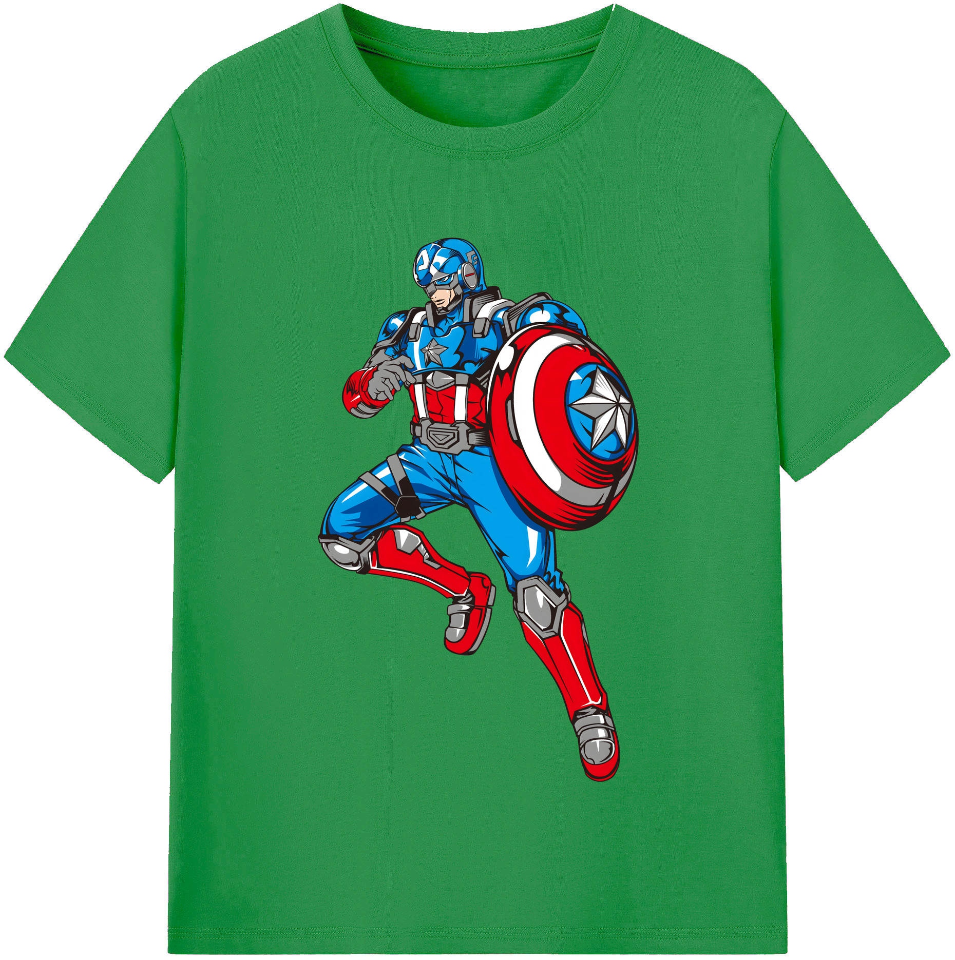 （画像用） アベンジャーズ The Avengers レディースカジュアルプリントTシャツ（綿100％）