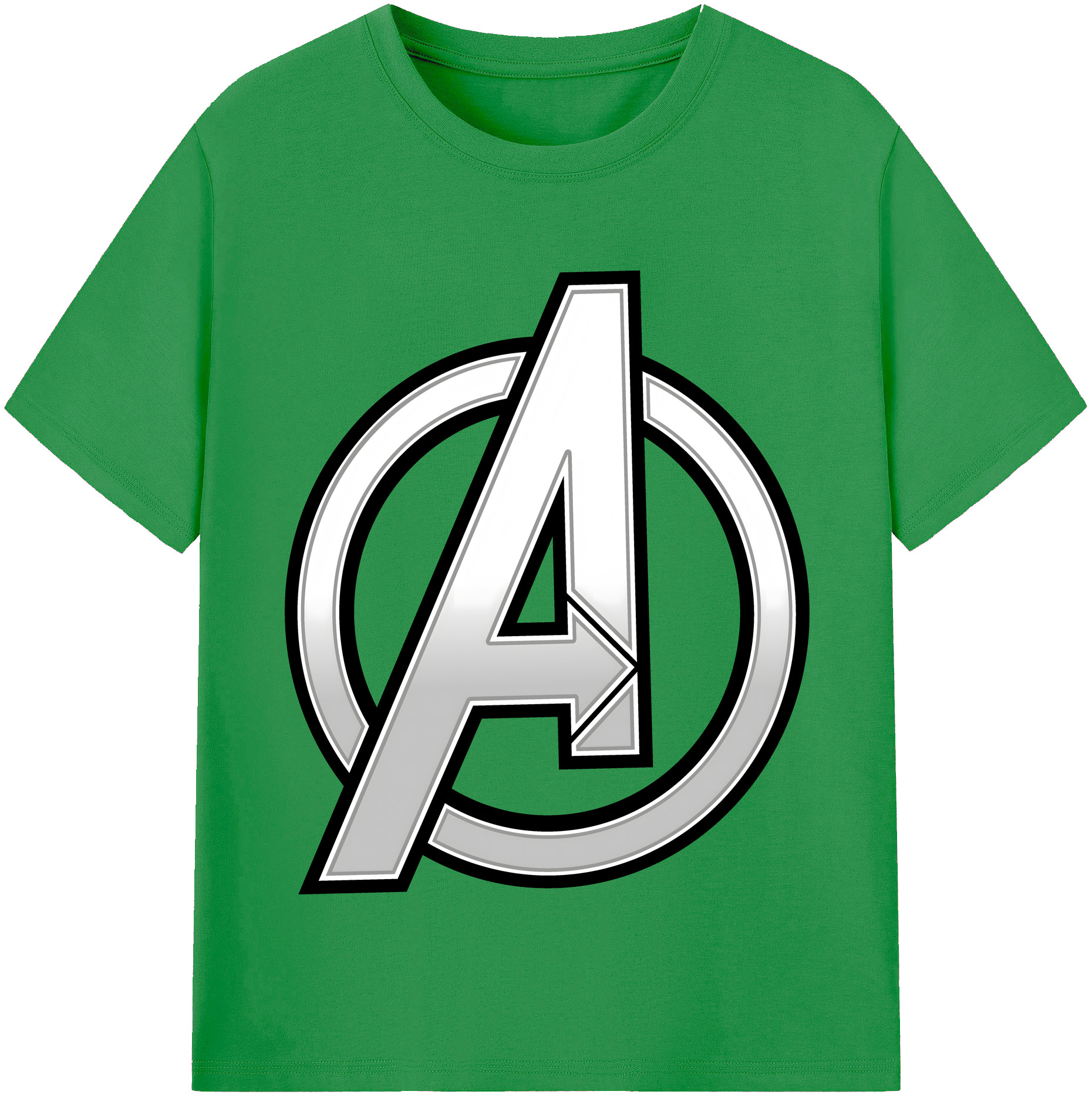 （画像用） アベンジャーズ The Avengers レディースカジュアルプリントTシャツ（綿100％）