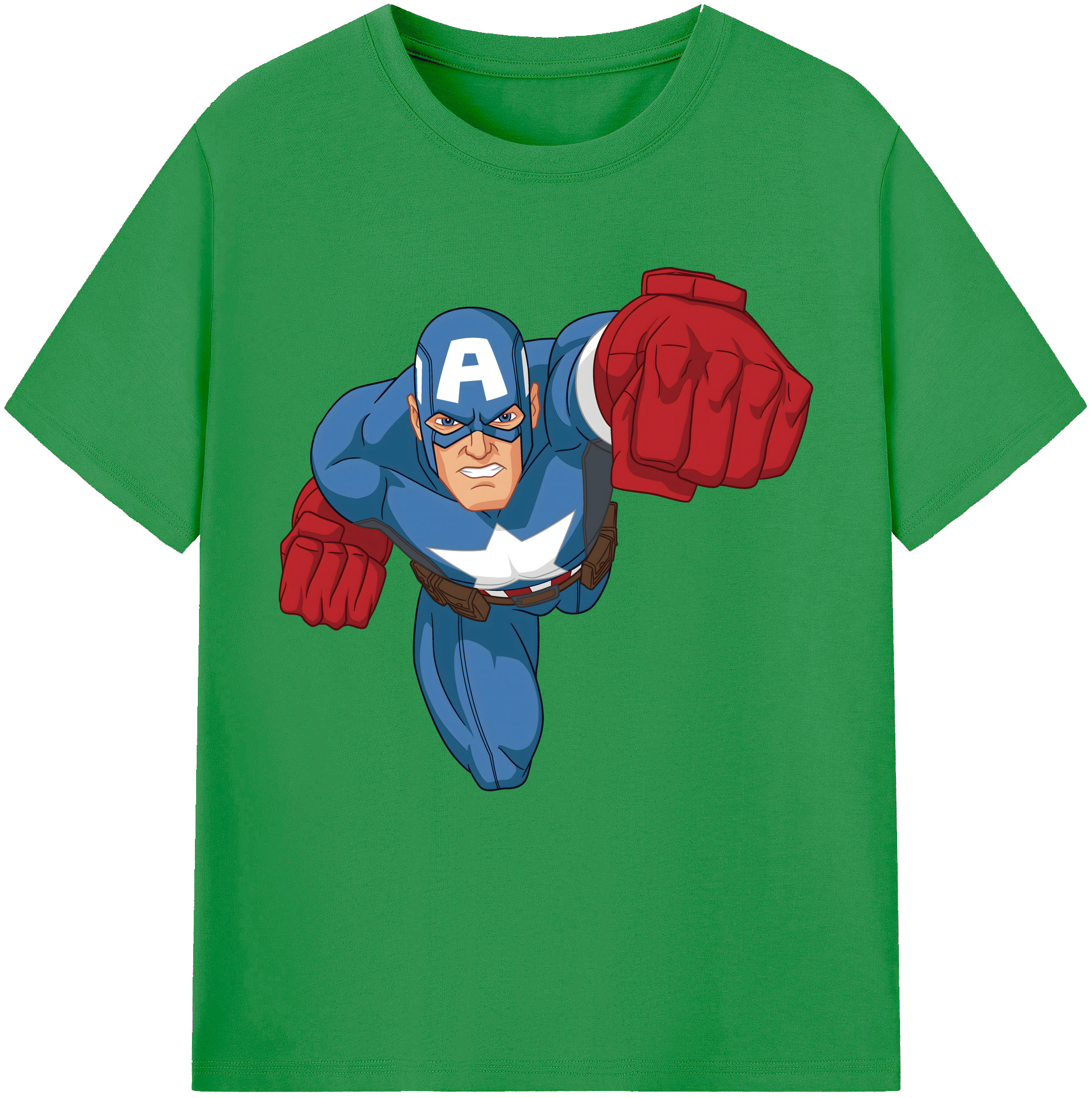 （画像用） アベンジャーズ The Avengers レディースカジュアルプリントTシャツ（綿100％）