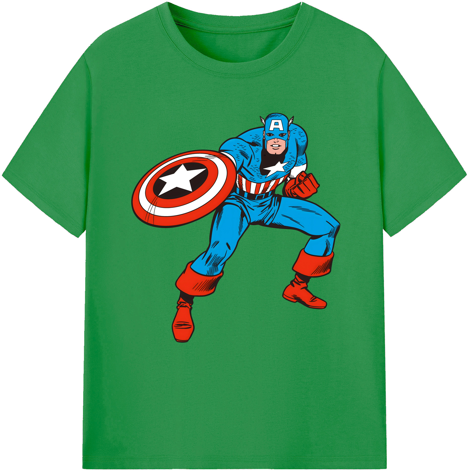 （画像用） アベンジャーズ The Avengers レディースカジュアルプリントTシャツ（綿100％）