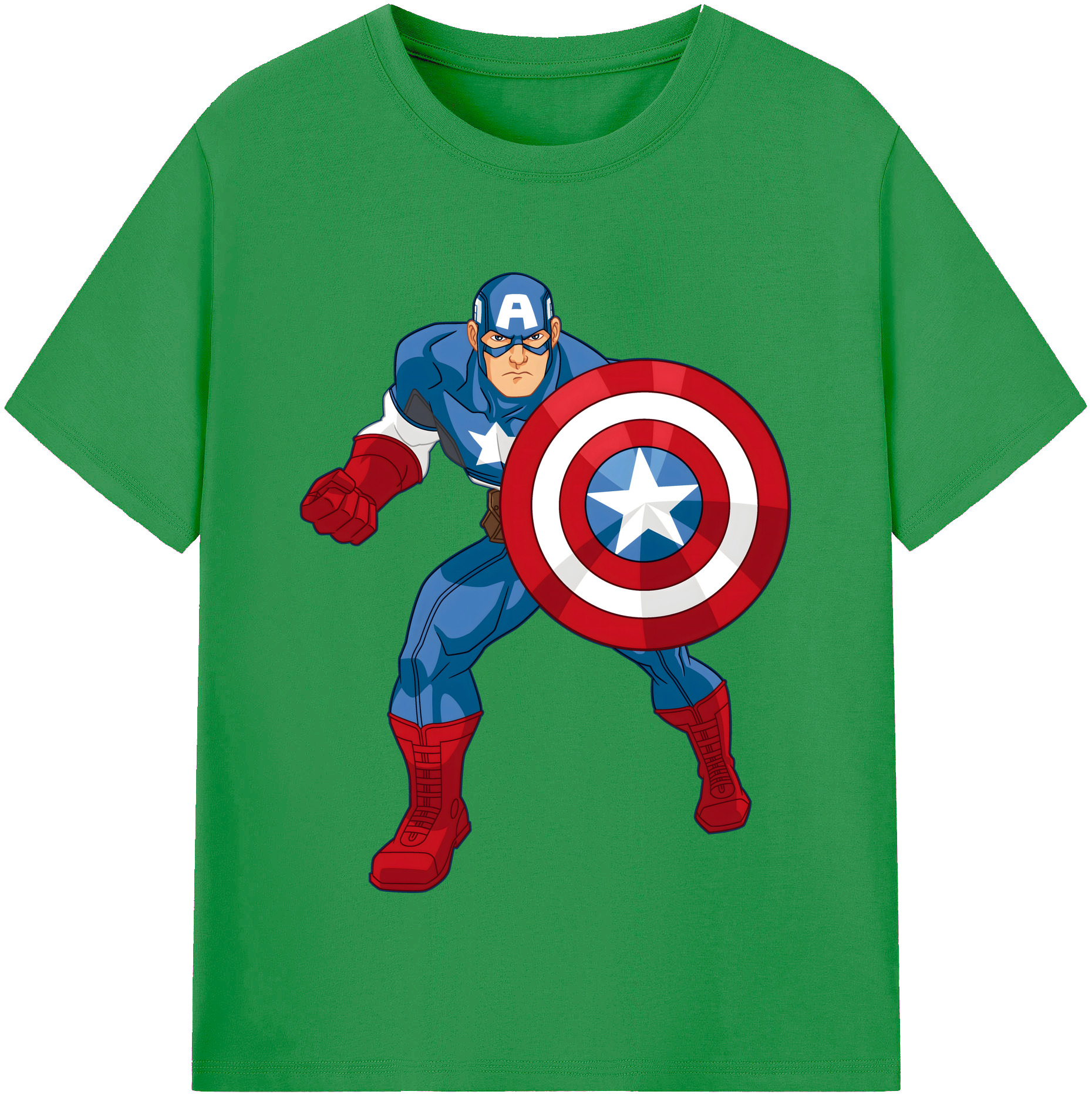 （画像用） アベンジャーズ The Avengers レディースカジュアルプリントTシャツ（綿100％）