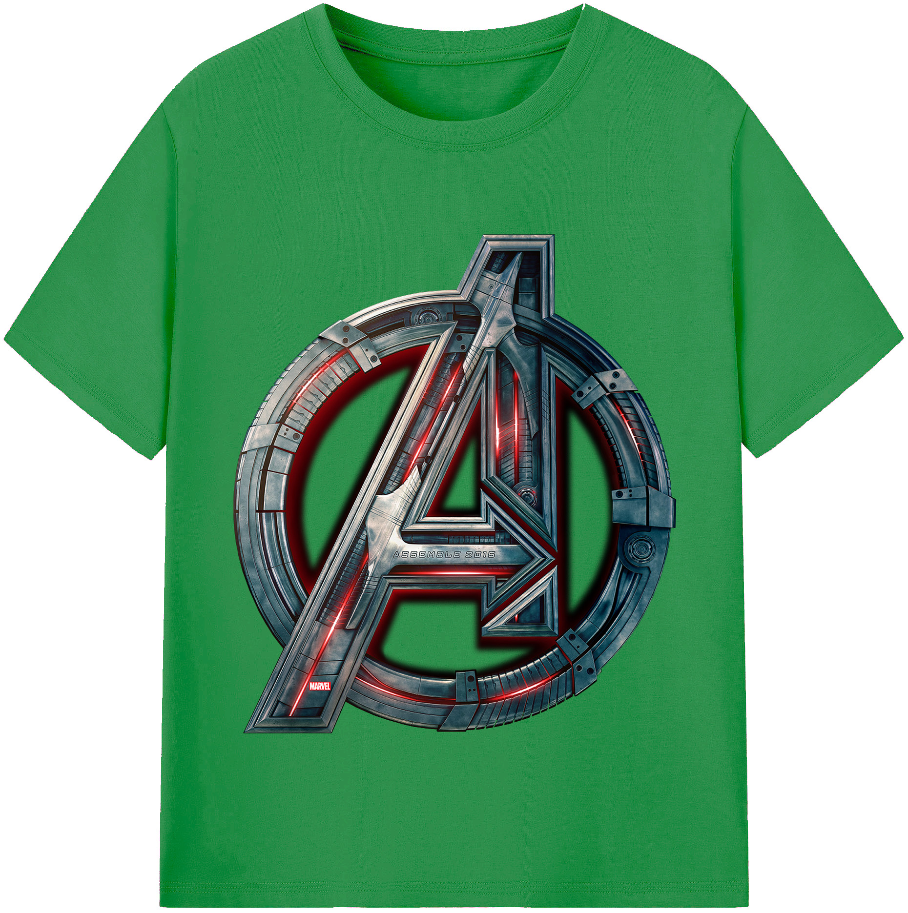 （画像用） アベンジャーズ The Avengers レディースカジュアルプリントTシャツ（綿100％）