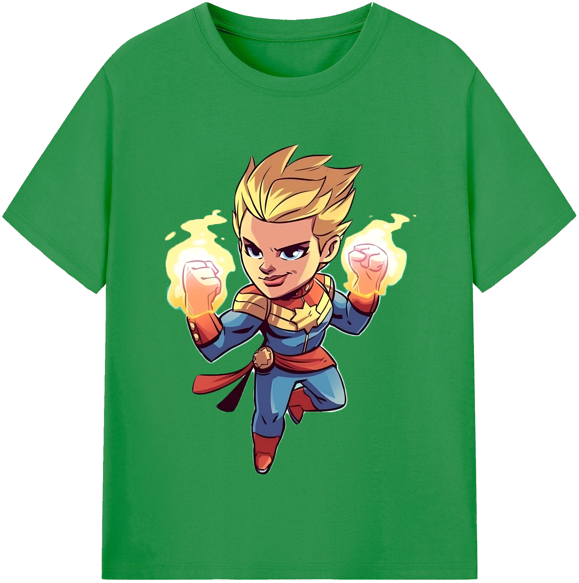 （画像用） アベンジャーズ The Avengers レディースカジュアルプリントTシャツ（綿100％）