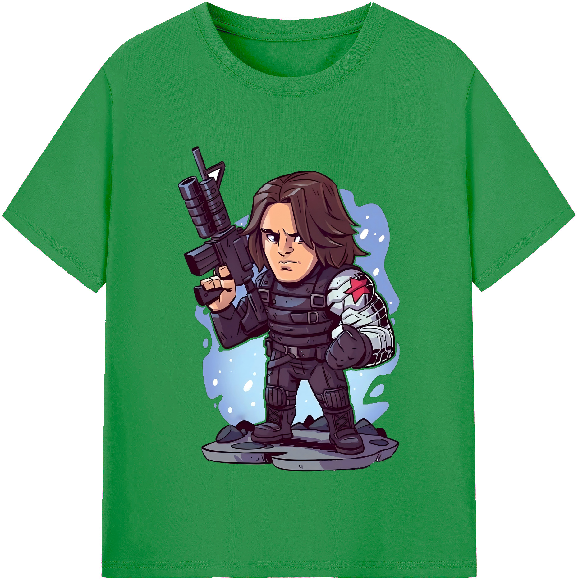 （画像用） アベンジャーズ The Avengers レディースカジュアルプリントTシャツ（綿100％）