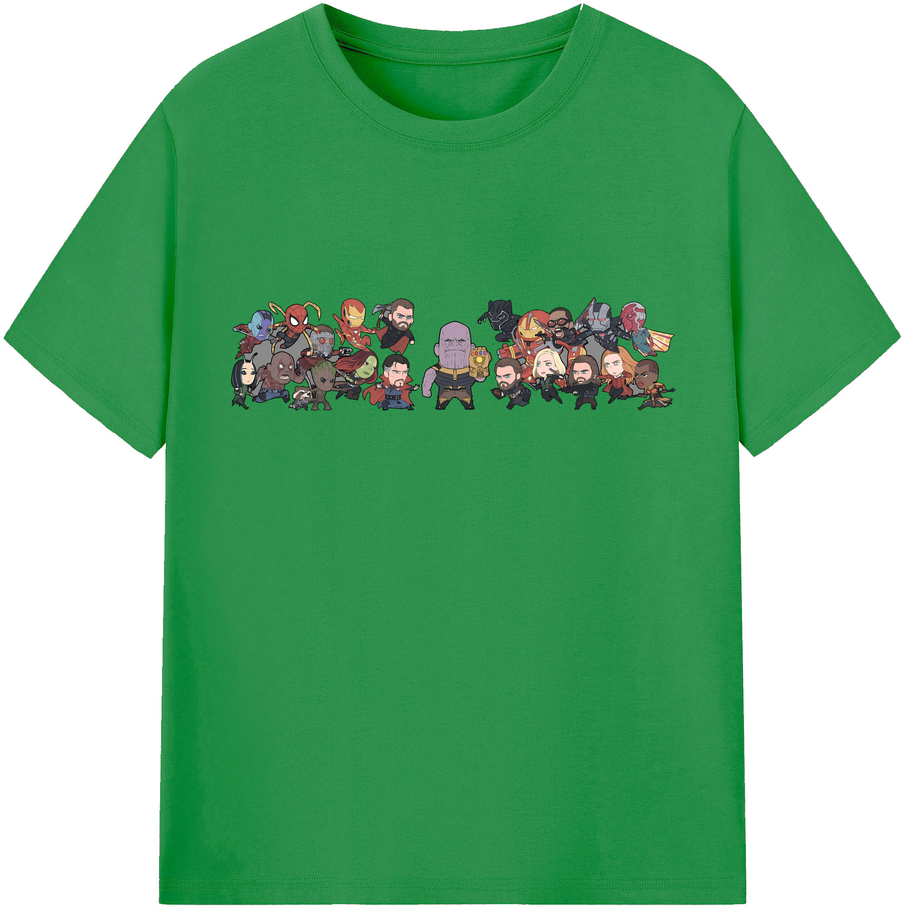 （画像用） アベンジャーズ The Avengers レディースカジュアルプリントTシャツ（綿100％）