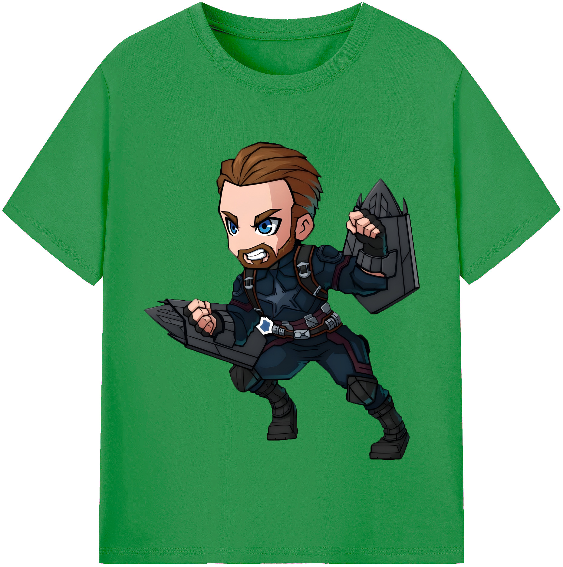 （画像用） アベンジャーズ The Avengers レディースカジュアルプリントTシャツ（綿100％）