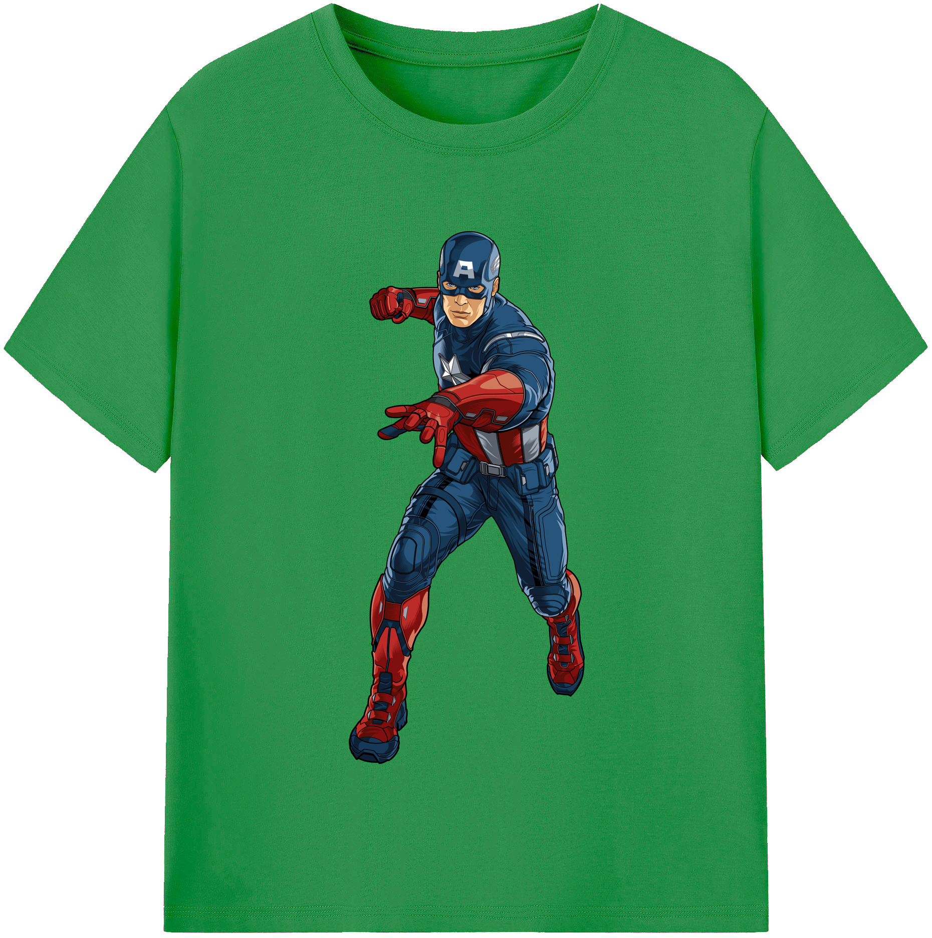 （画像用） アベンジャーズ The Avengers レディースカジュアルプリントTシャツ（綿100％）