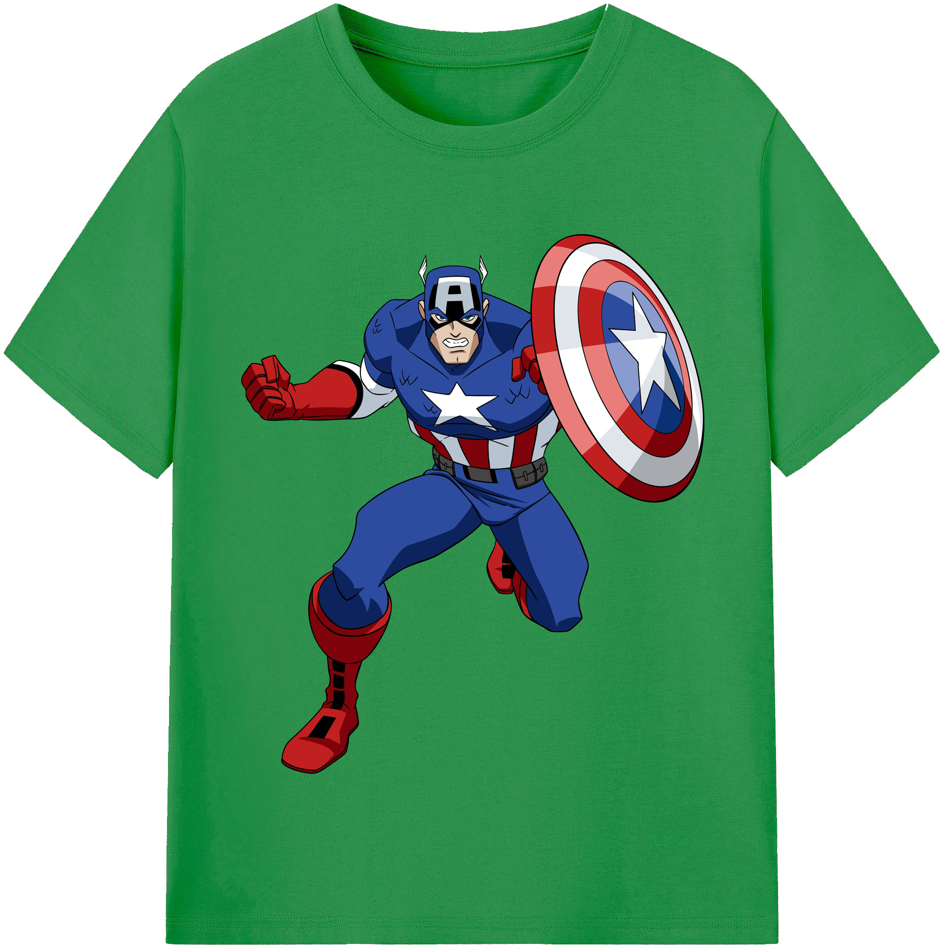 （画像用） アベンジャーズ The Avengers レディースカジュアルプリントTシャツ（綿100％）