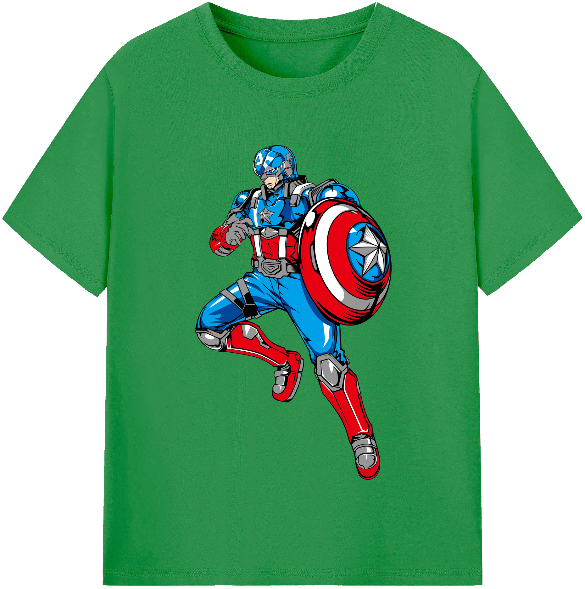 （画像用） アベンジャーズ The Avengers レディースカジュアルプリントTシャツ（綿100％）