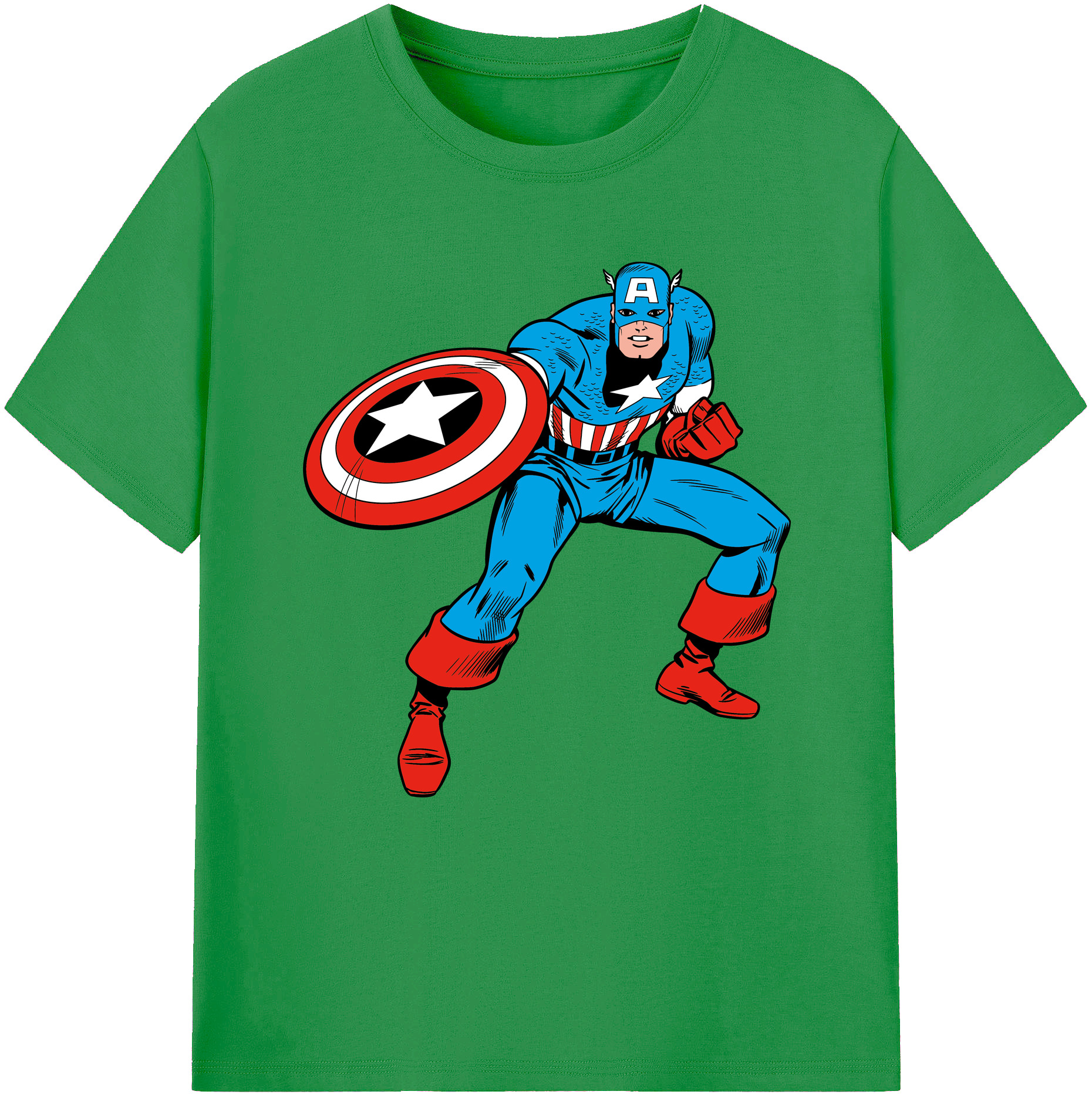 （画像用） アベンジャーズ The Avengers レディースカジュアルプリントTシャツ（綿100％）