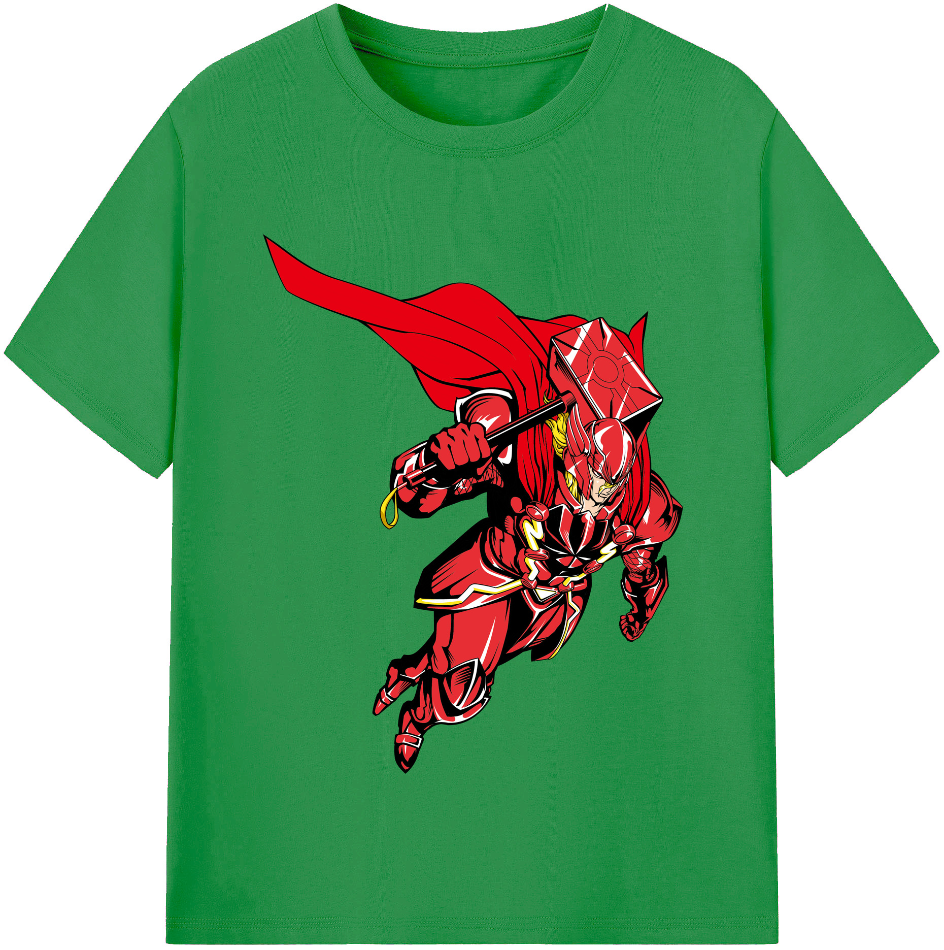 （画像用） アベンジャーズ The Avengers レディースカジュアルプリントTシャツ（綿100％）