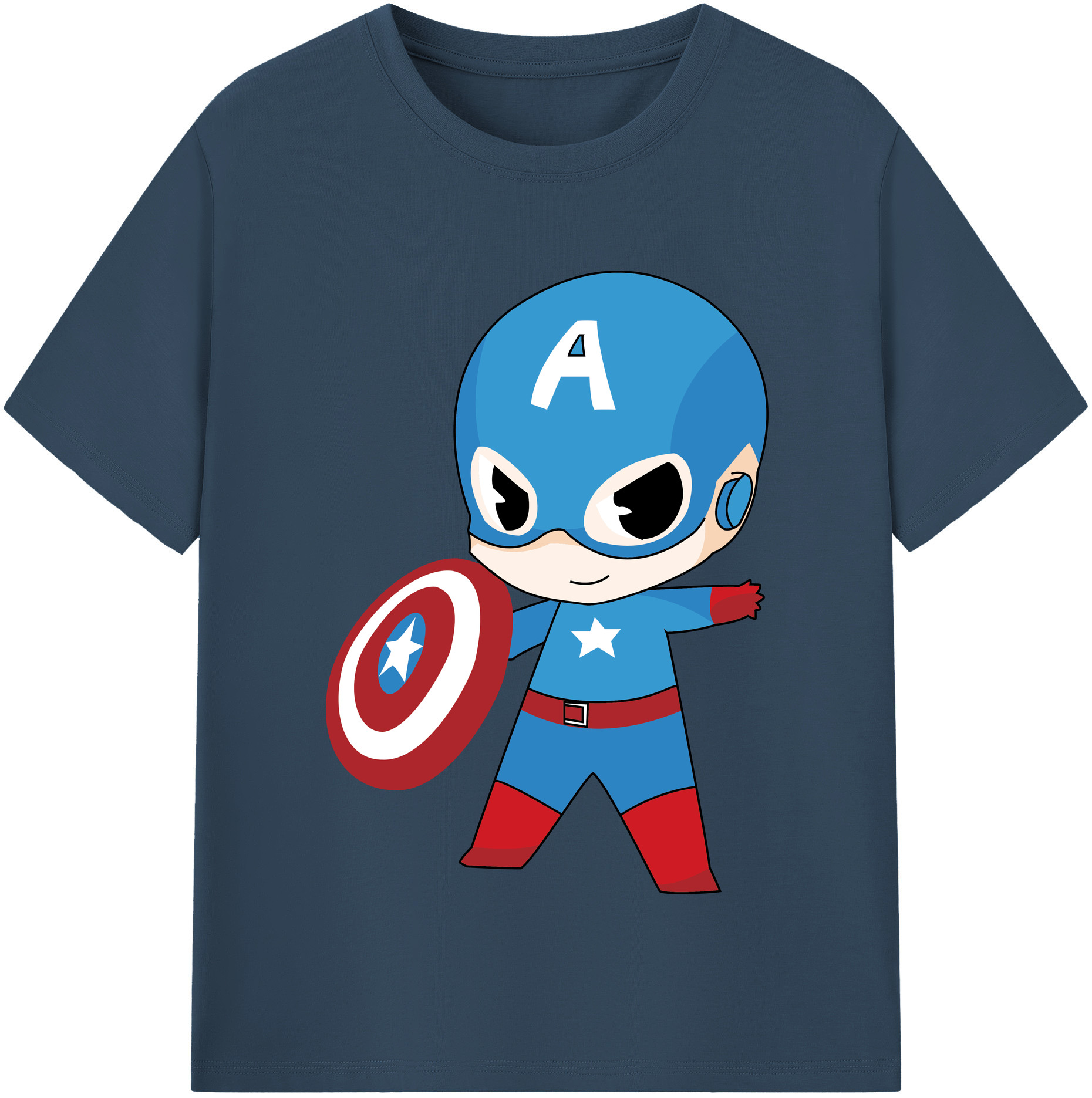 （画像用） アベンジャーズ The Avengers レディースカジュアルプリントTシャツ（綿100％）