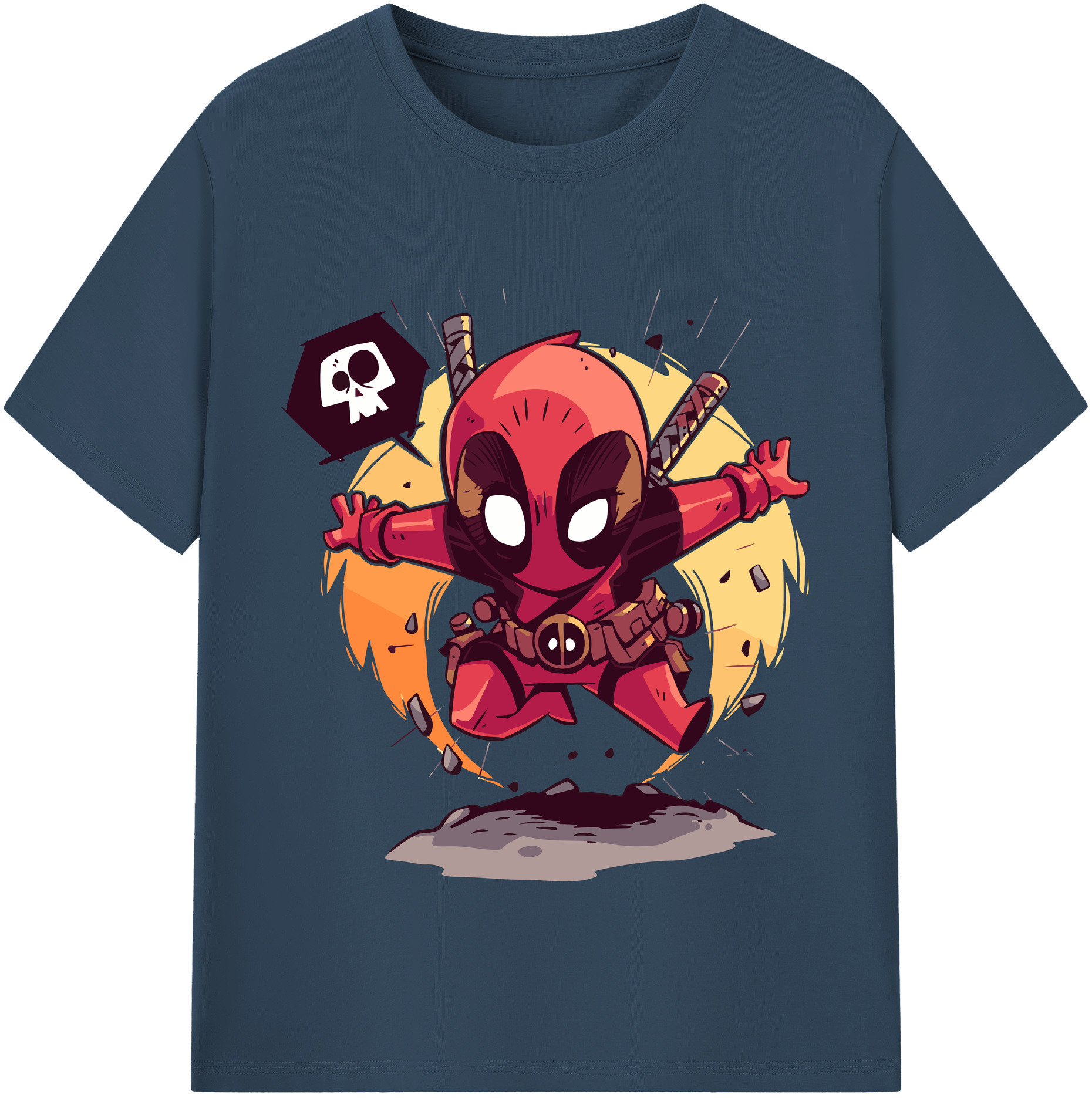 （画像用） アベンジャーズ The Avengers レディースカジュアルプリントTシャツ（綿100％）