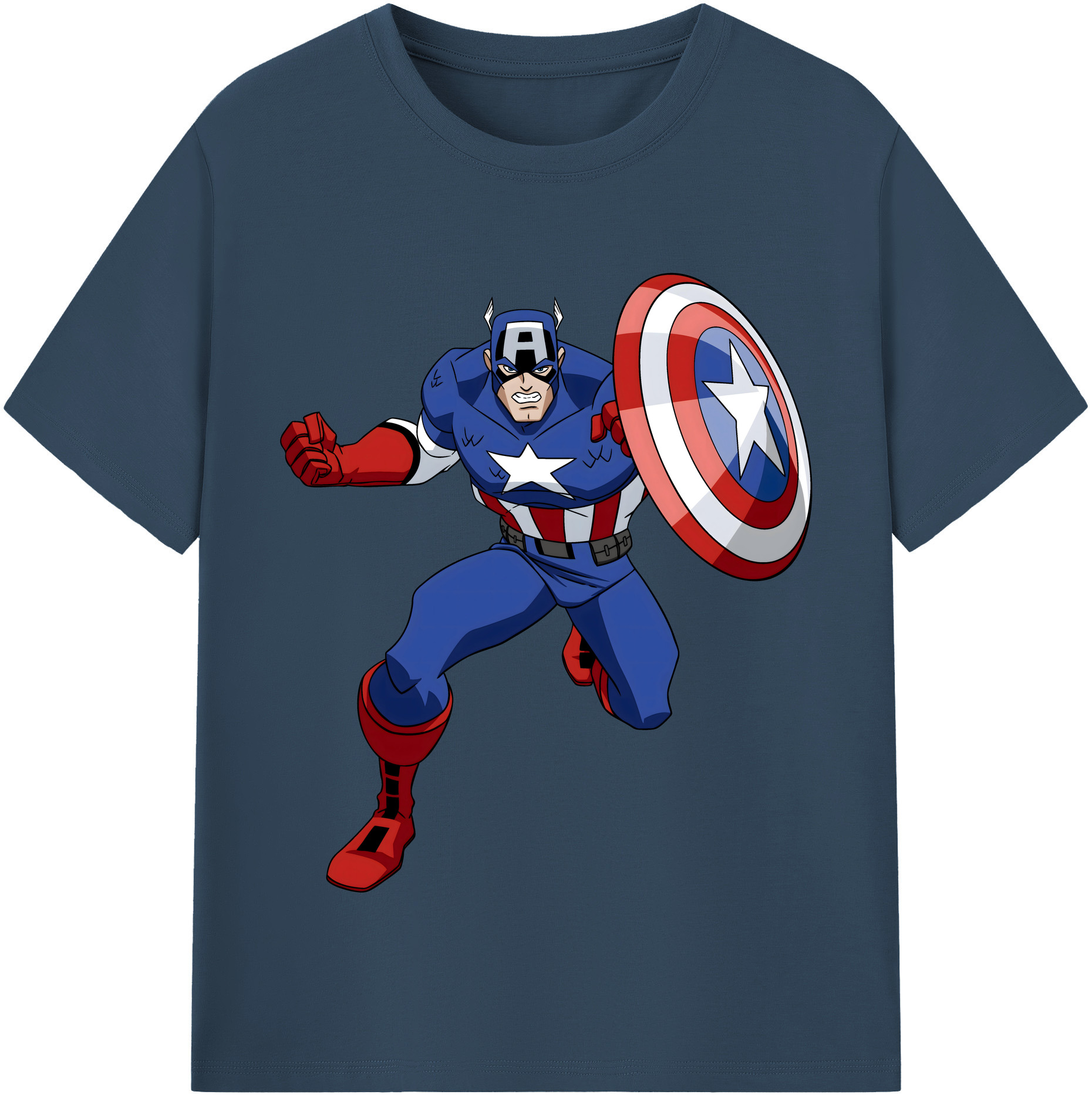 （画像用） アベンジャーズ The Avengers レディースカジュアルプリントTシャツ（綿100％）