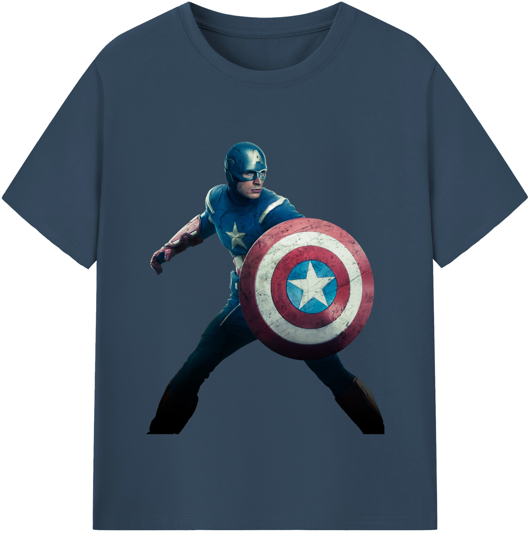 （画像用） アベンジャーズ The Avengers レディースカジュアルプリントTシャツ（綿100％）