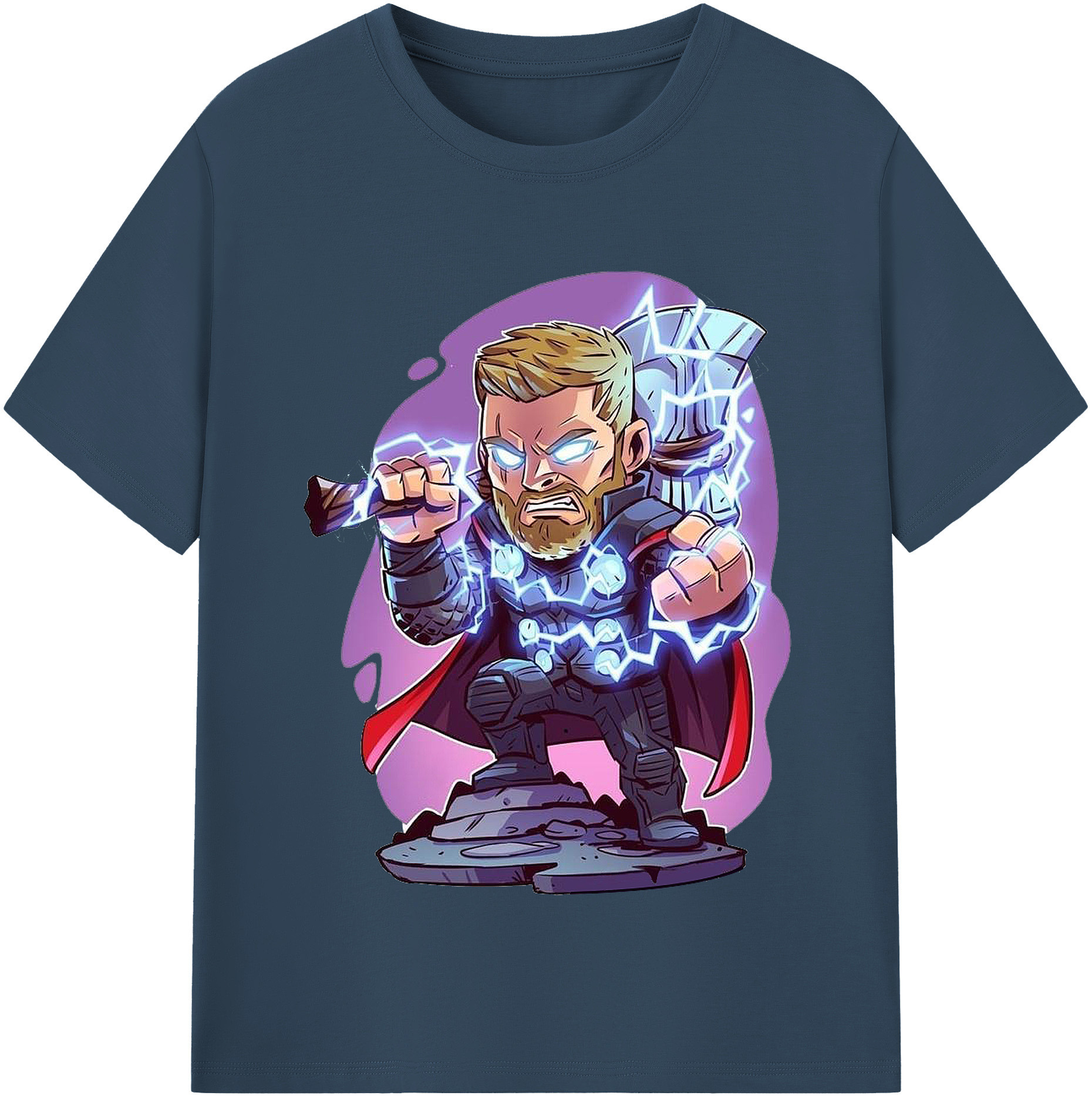 （画像用） アベンジャーズ The Avengers レディースカジュアルプリントTシャツ（綿100％）