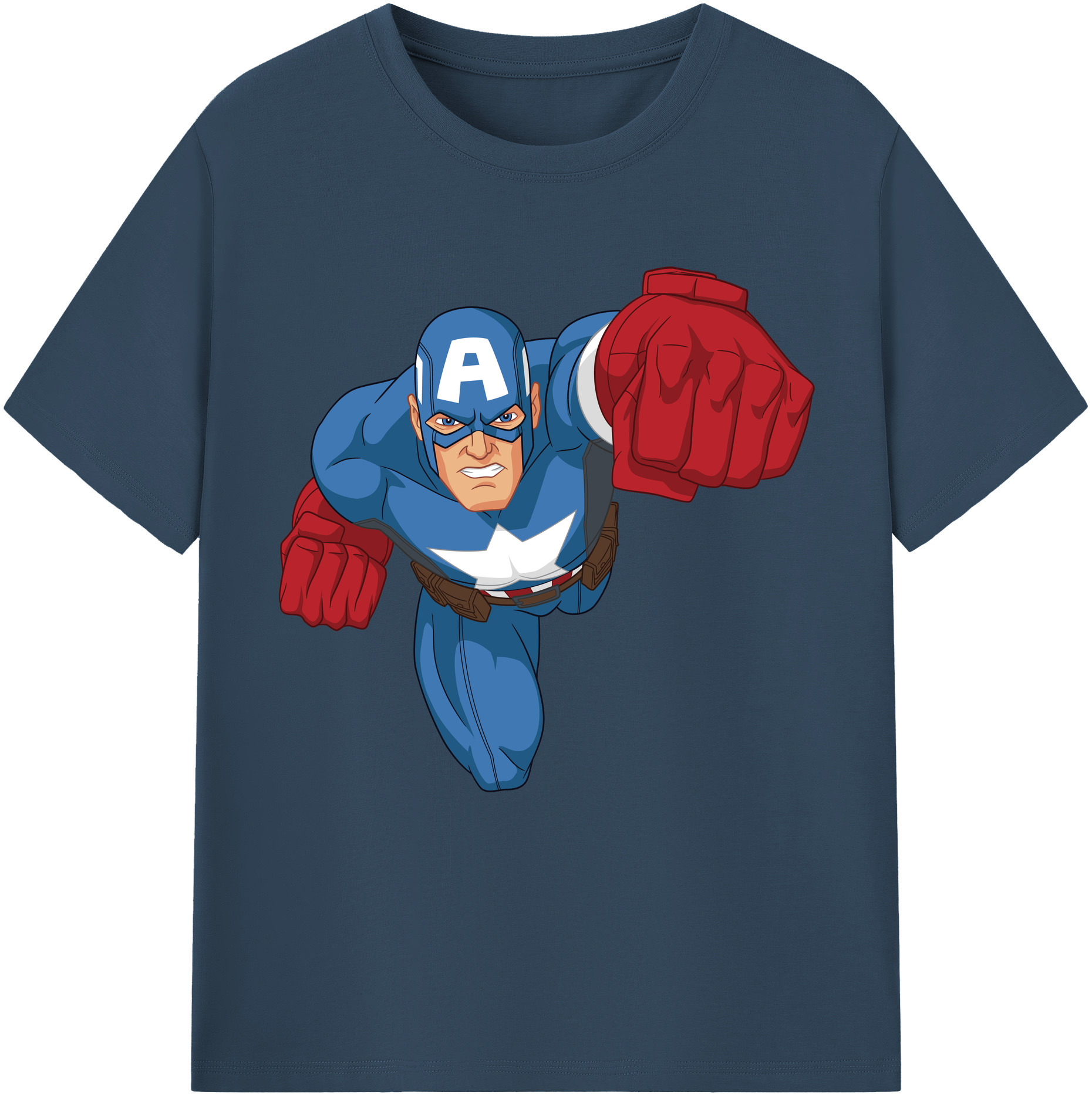 （画像用） アベンジャーズ The Avengers レディースカジュアルプリントTシャツ（綿100％）
