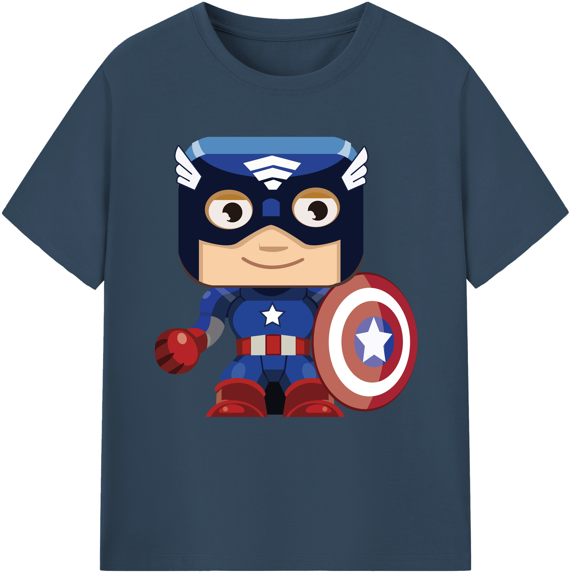 （画像用） アベンジャーズ The Avengers レディースカジュアルプリントTシャツ（綿100％）