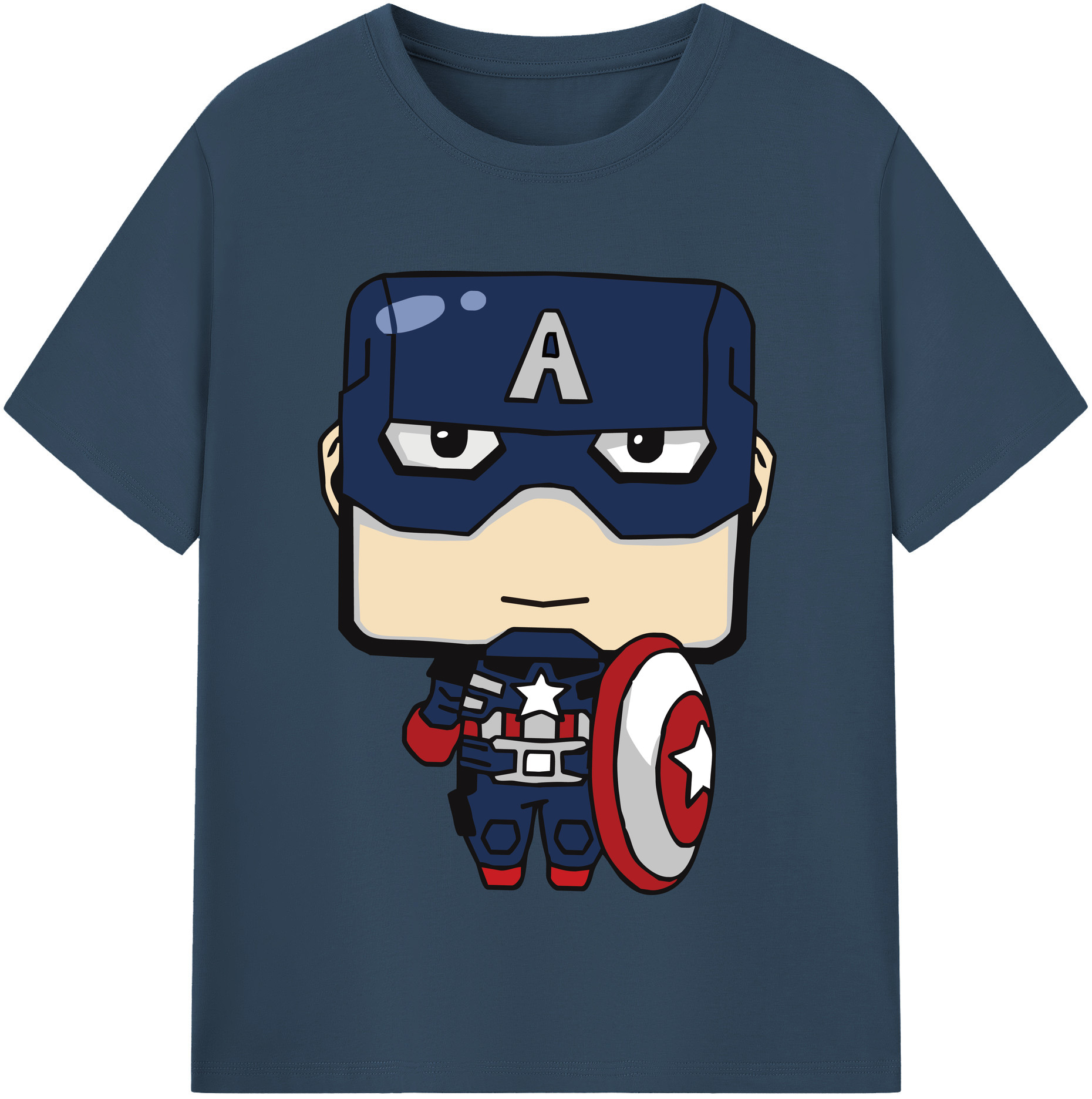 （画像用） アベンジャーズ The Avengers レディースカジュアルプリントTシャツ（綿100％）