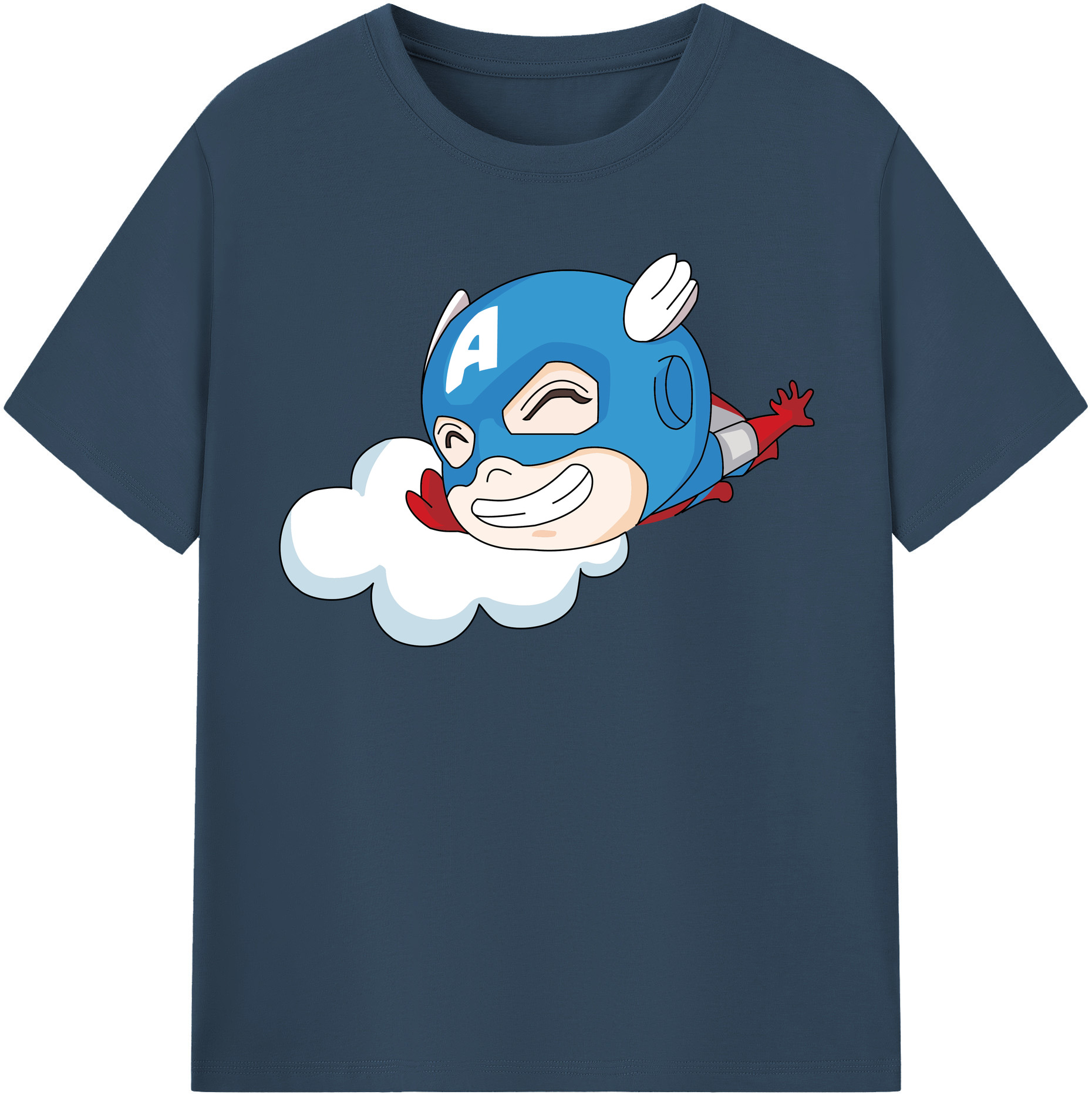 （画像用） アベンジャーズ The Avengers レディースカジュアルプリントTシャツ（綿100％）