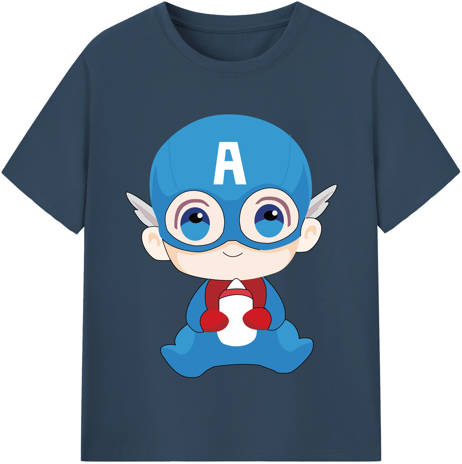 （画像用） アベンジャーズ The Avengers レディースカジュアルプリントTシャツ（綿100％）