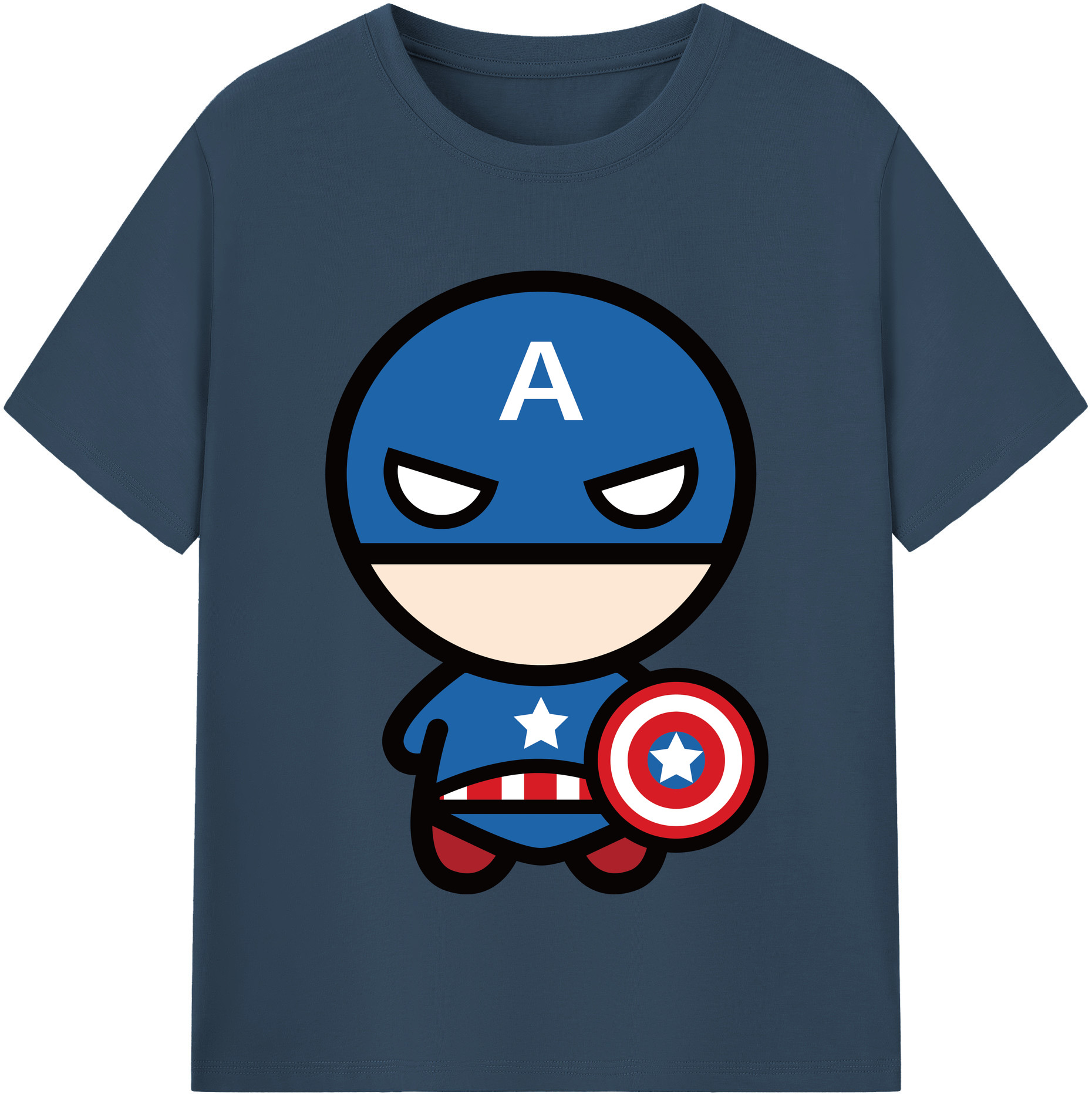 （画像用） アベンジャーズ The Avengers レディースカジュアルプリントTシャツ（綿100％）