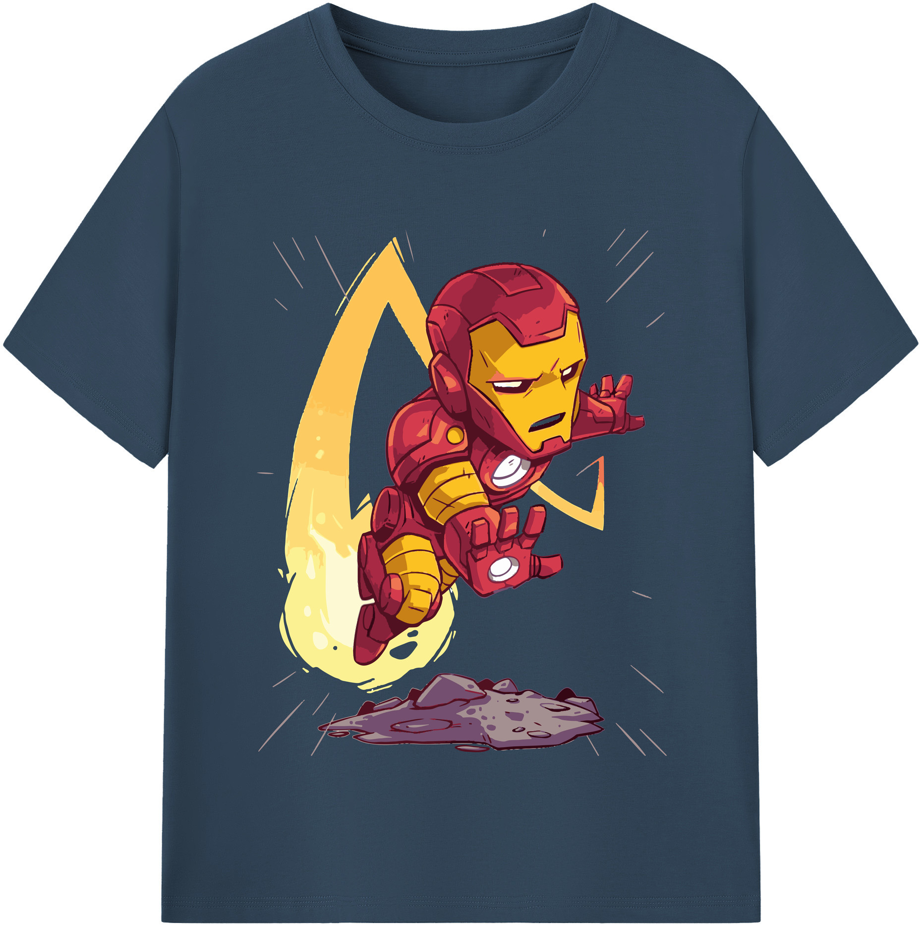 （画像用） アベンジャーズ The Avengers レディースカジュアルプリントTシャツ（綿100％）
