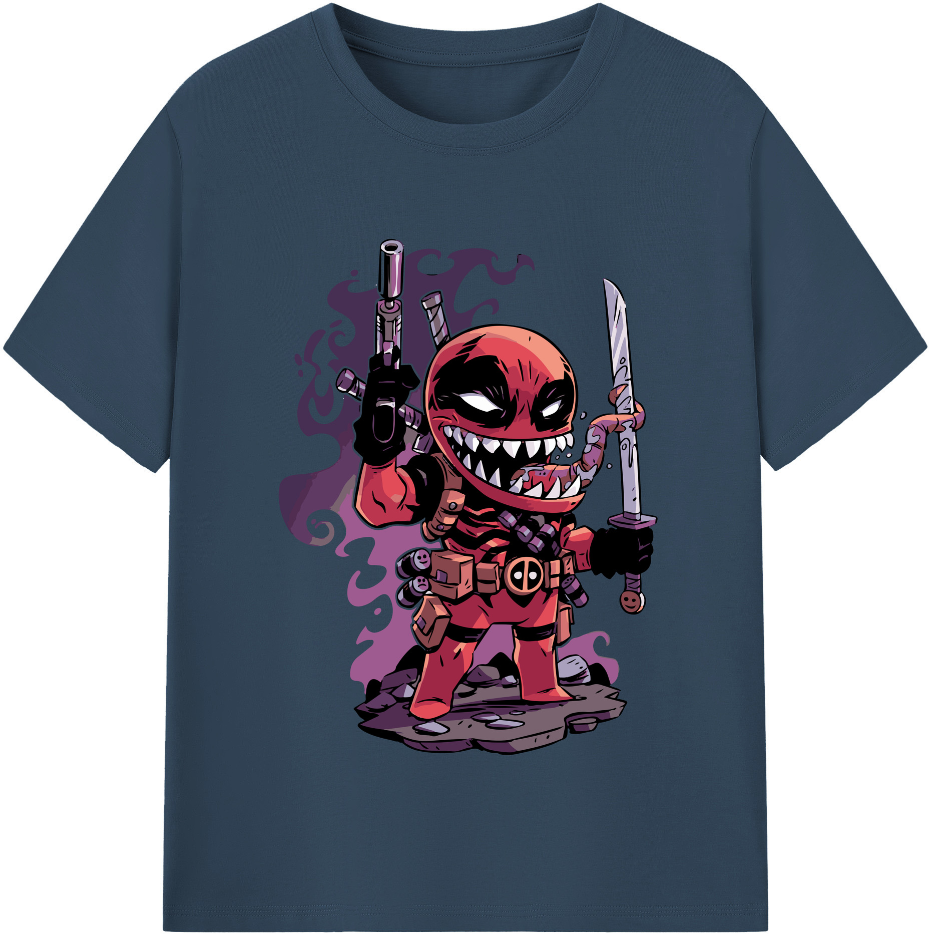 （画像用） アベンジャーズ The Avengers レディースカジュアルプリントTシャツ（綿100％）