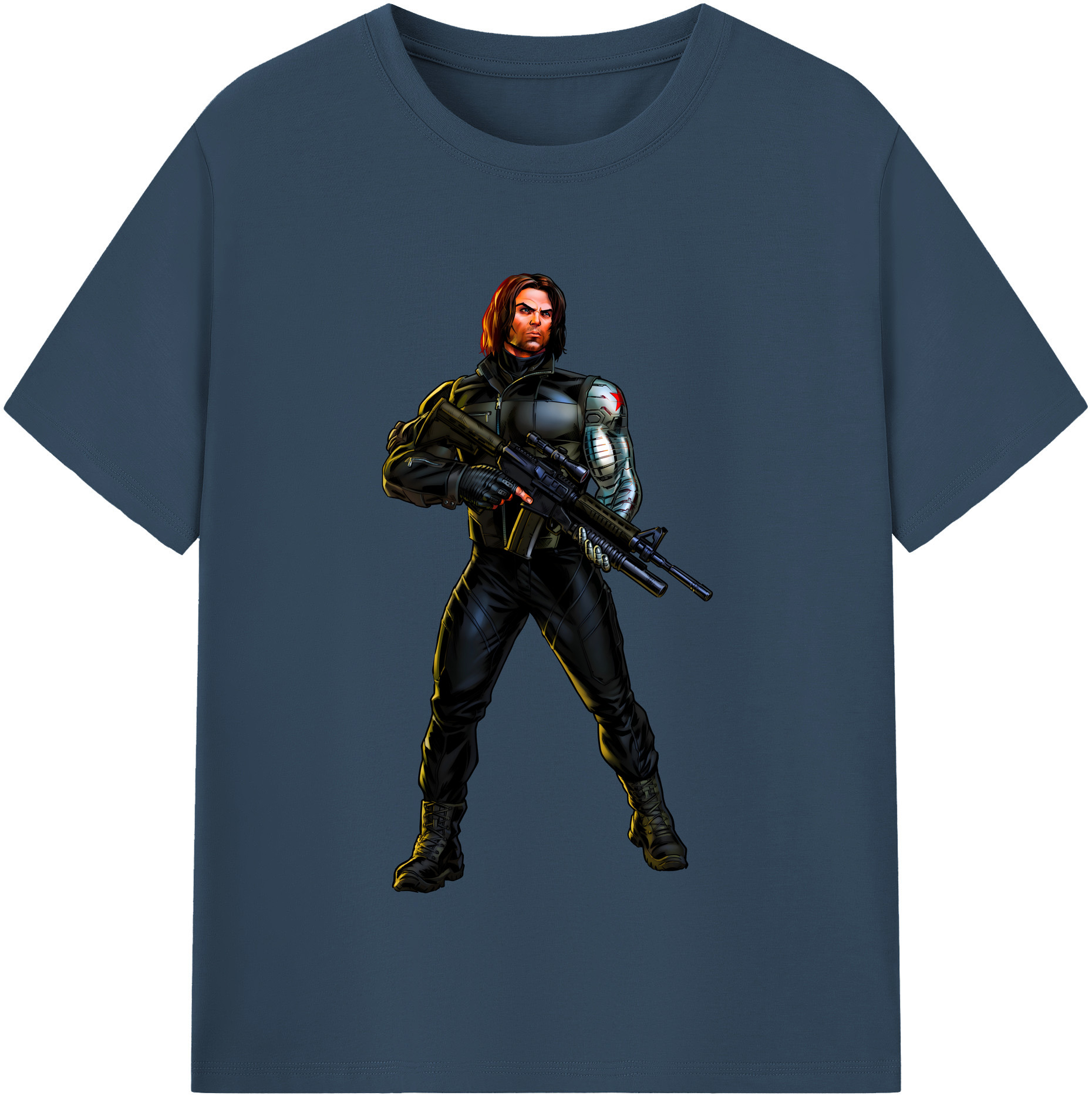 （画像用） アベンジャーズ The Avengers レディースカジュアルプリントTシャツ（綿100％）