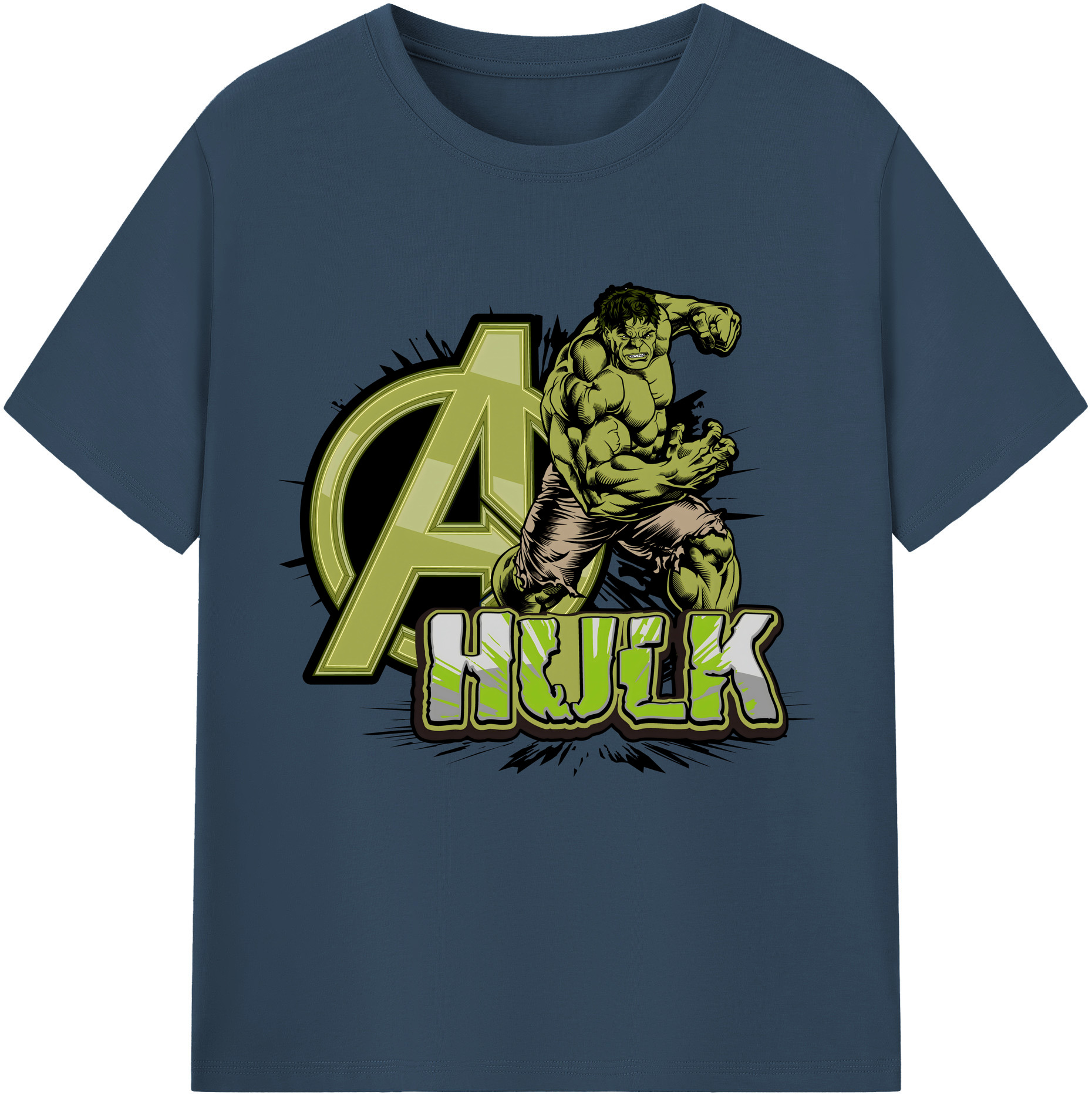 （画像用） アベンジャーズ The Avengers レディースカジュアルプリントTシャツ（綿100％）