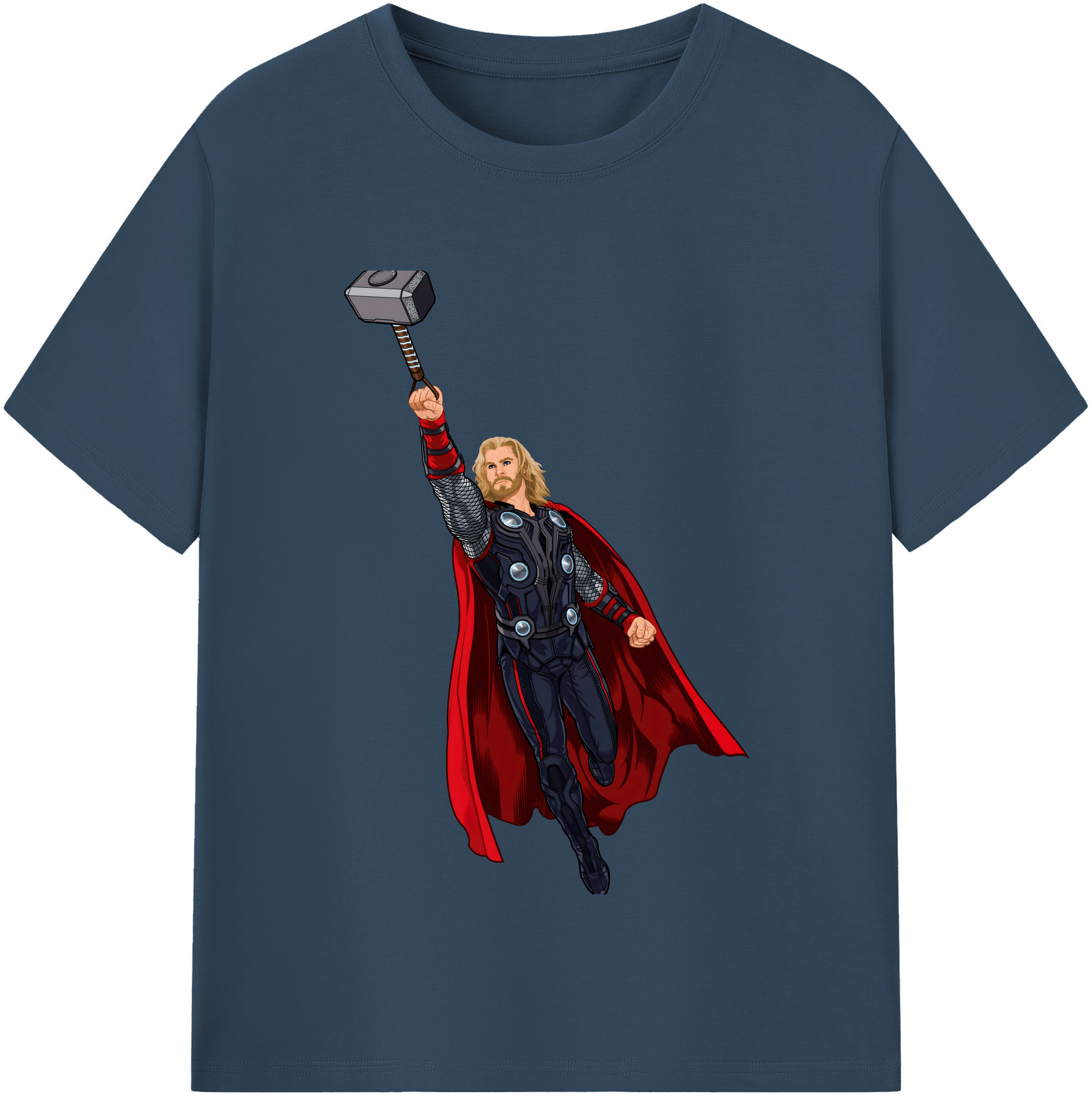（画像用） アベンジャーズ The Avengers レディースカジュアルプリントTシャツ（綿100％）