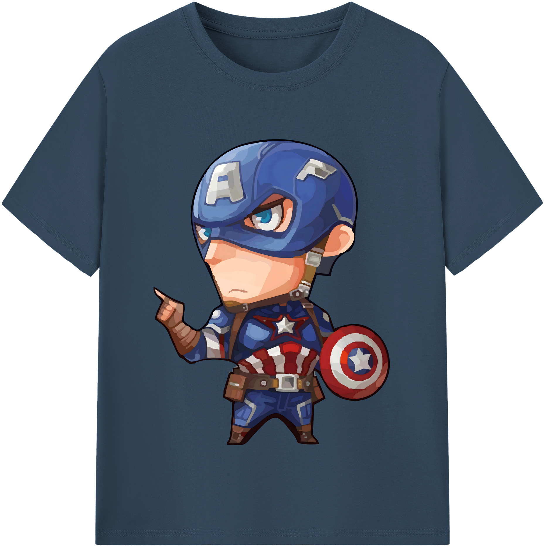 （画像用） アベンジャーズ The Avengers レディースカジュアルプリントTシャツ（綿100％）