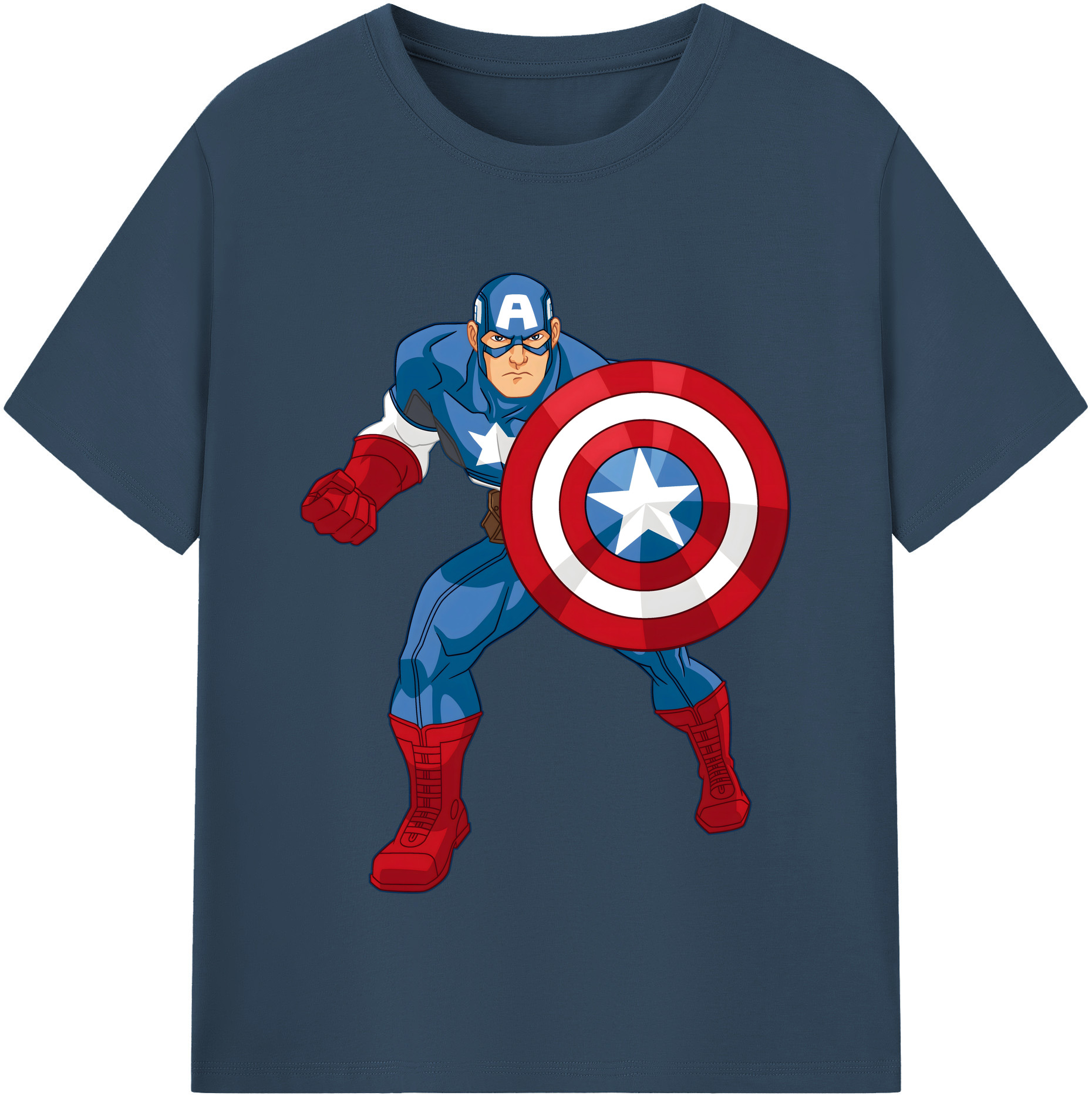 （画像用） アベンジャーズ The Avengers レディースカジュアルプリントTシャツ（綿100％）